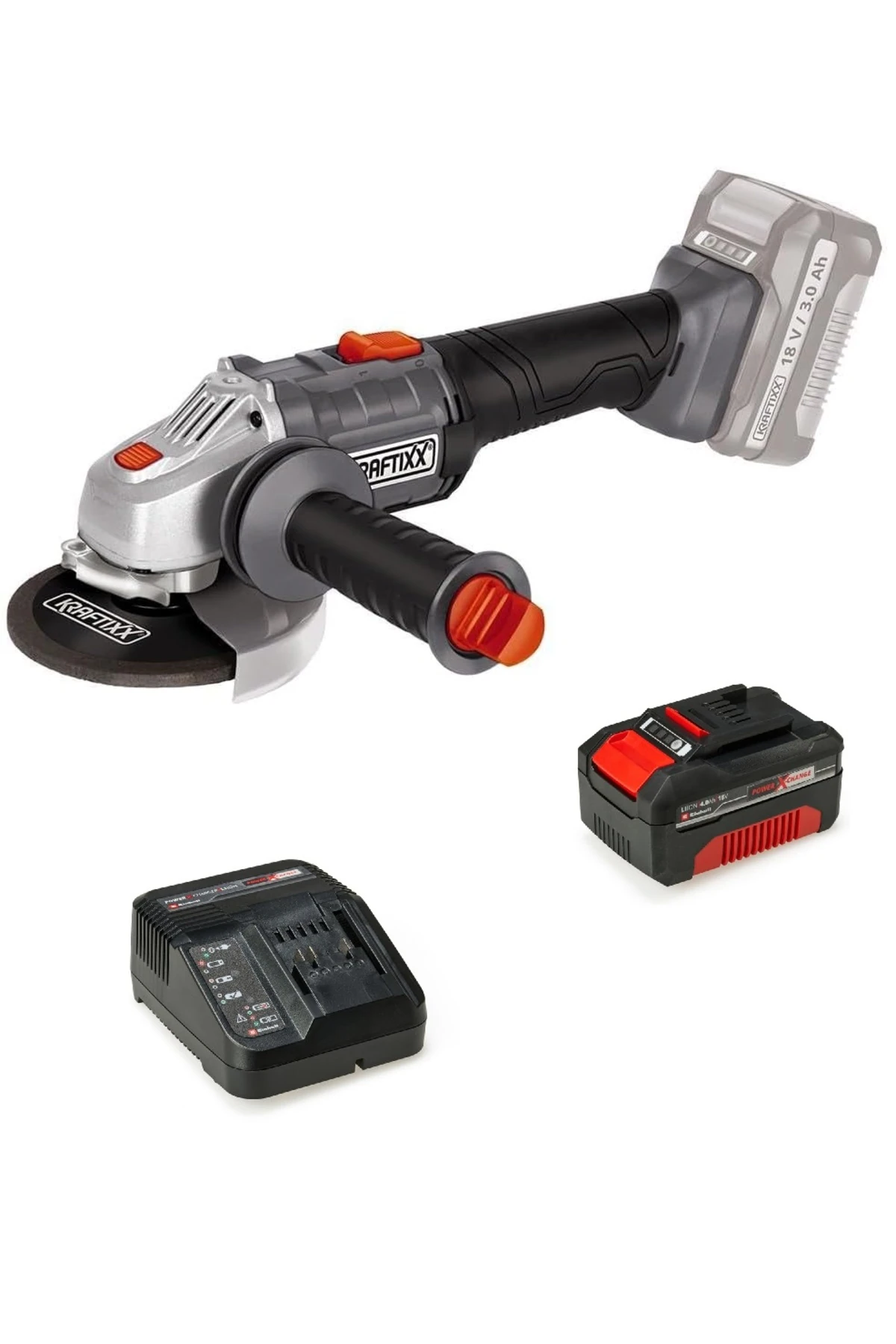 Einhell Kraftixx by Einhell KX-WS 18 Akülü Şarjlı Avuç Taşlama Makinesi