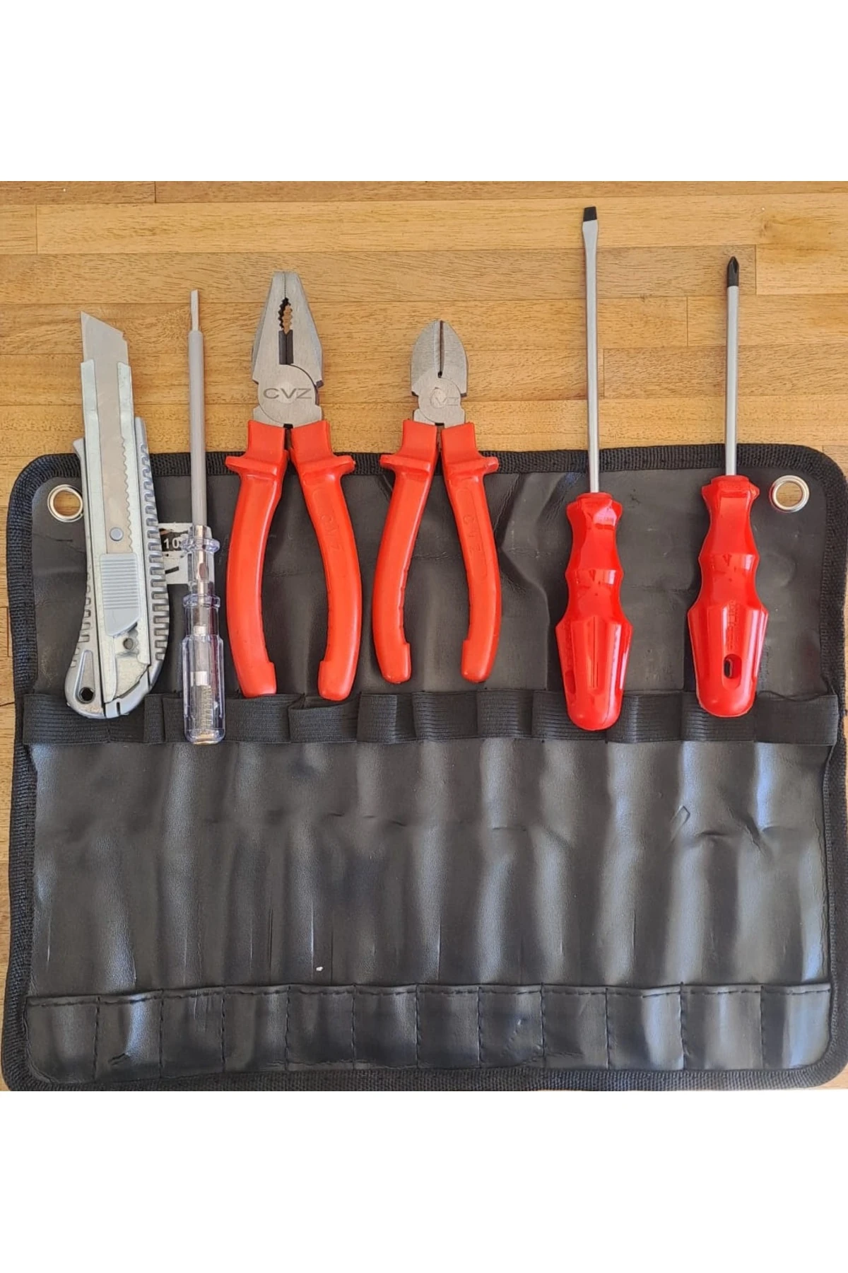 Pense Yan Keski Tornavida Seti Manyetik 2li Tornavida Kontrol Kalemi Falçata Takımı Izoleli 7 parça