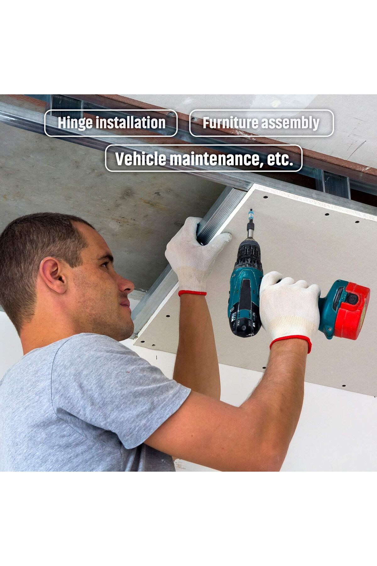 Manyetik mıknatıslama halkası 5 adet Manyetik Vida Tutucu 1/4 ph pz yıldız matkap ucu için