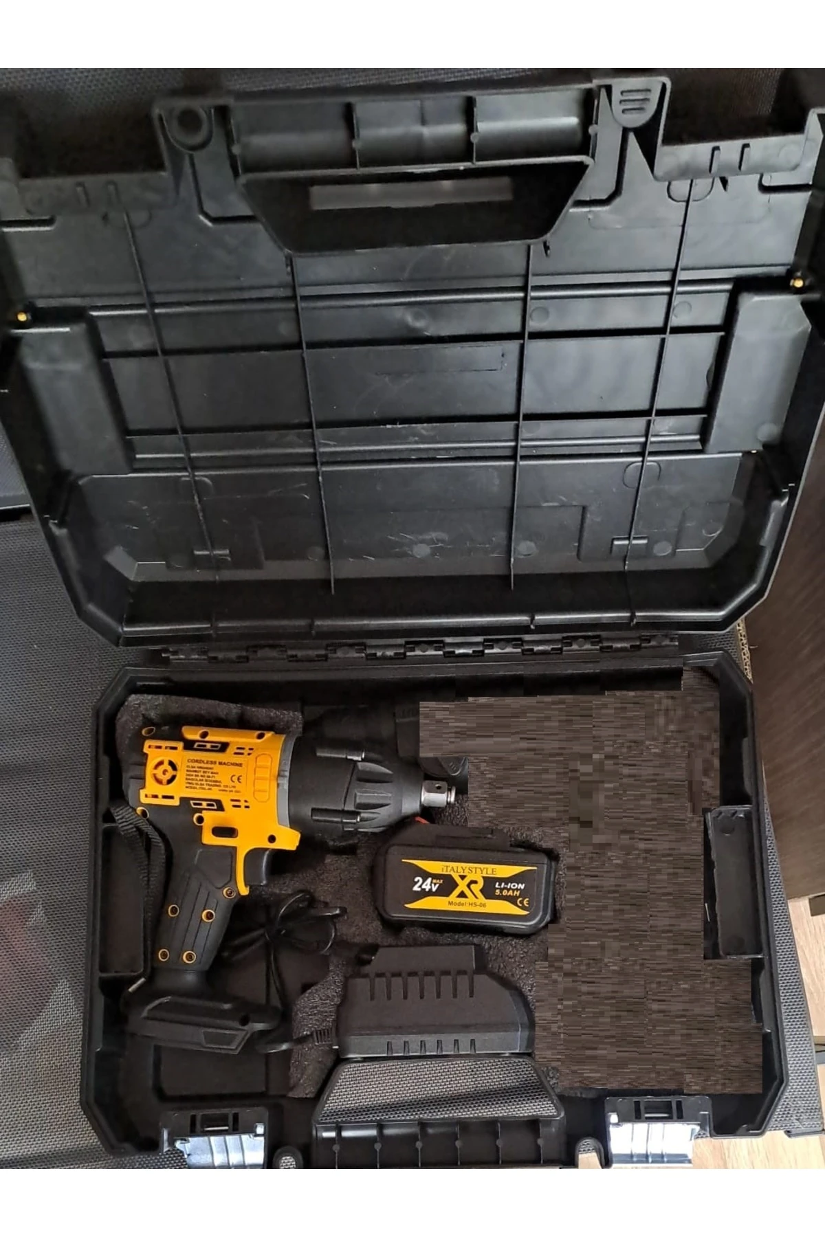 Şarjlı Darbeli Bijon Matkap Vidalama  Makine 1Akü 1Şarj Çanta seti