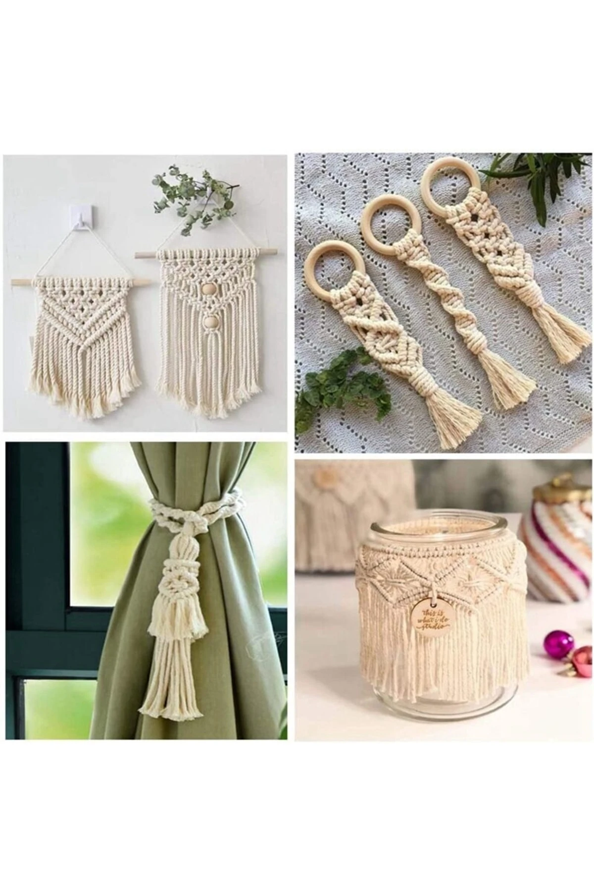 Masif Ahşap Silindir Sopa Gürgen 23mm X 490mm 6 Adet