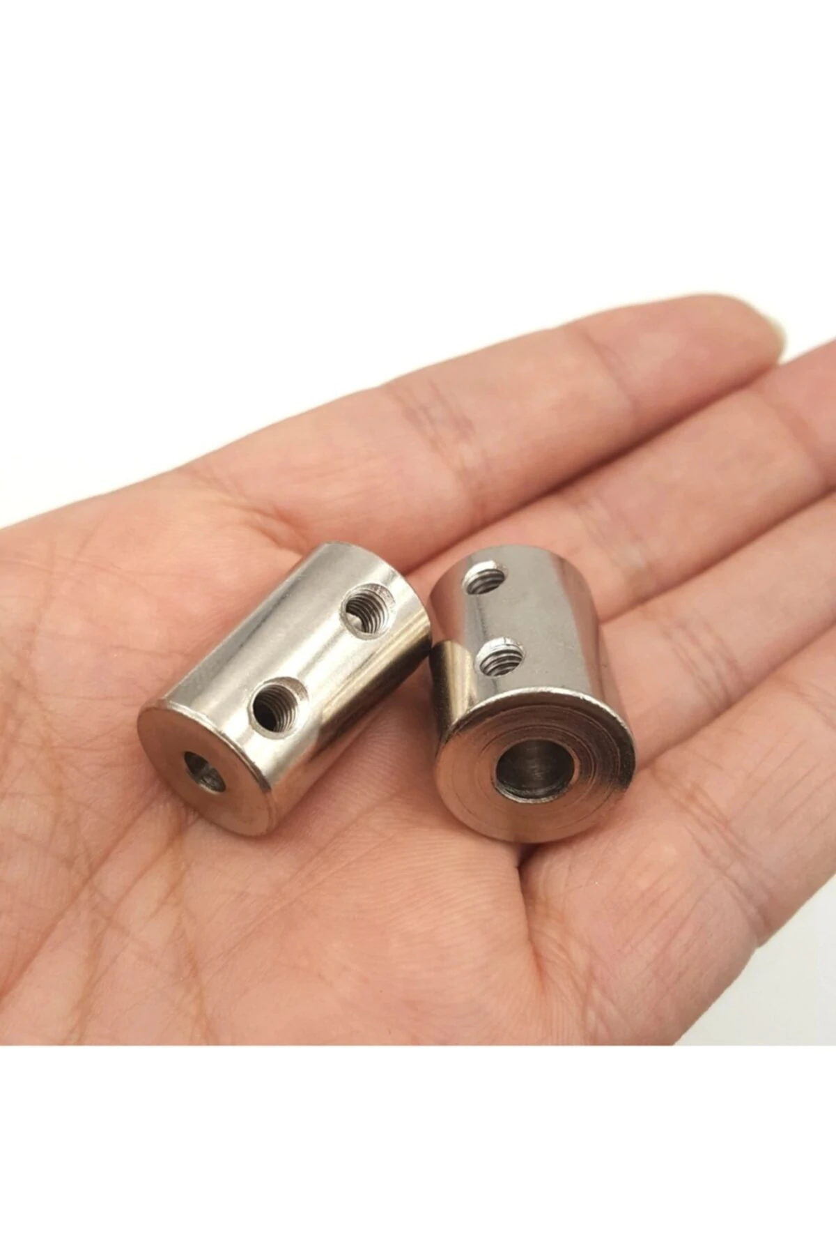 Cnc Motor Şaftı Çoğaltıcı 5-8mm 6-8mm 8-8mm Şaft Kaplini 3lü Bağlantı Elemanı Okul Proje Uygulama