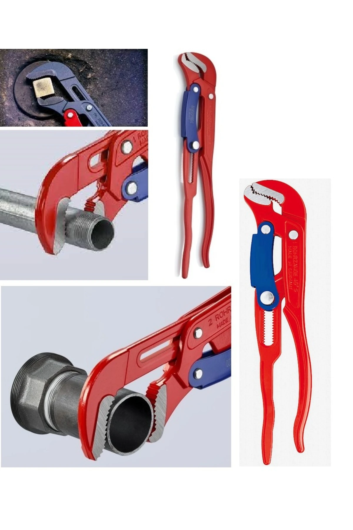 Fort Pense Papağan Pense ingiliz boru anahtarı Yaylı Ayarlı Düğmeli Cobra Musluk Boru Anahtar