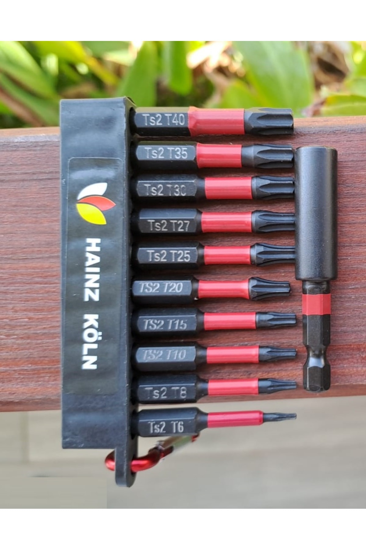 Yıldız Alyan Anahtar Seti Hex Bits uç takımı Manyetik uzatma Adaptörlü 12 Parçalı Torklu Set