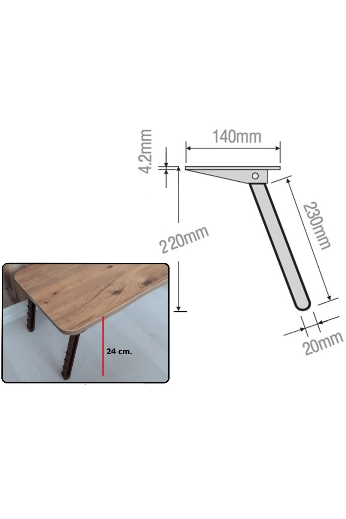 Yer Sofrası Ayağı Katlanır Ayak 4 Adet Sofra Ve Sini montaj Ayakları