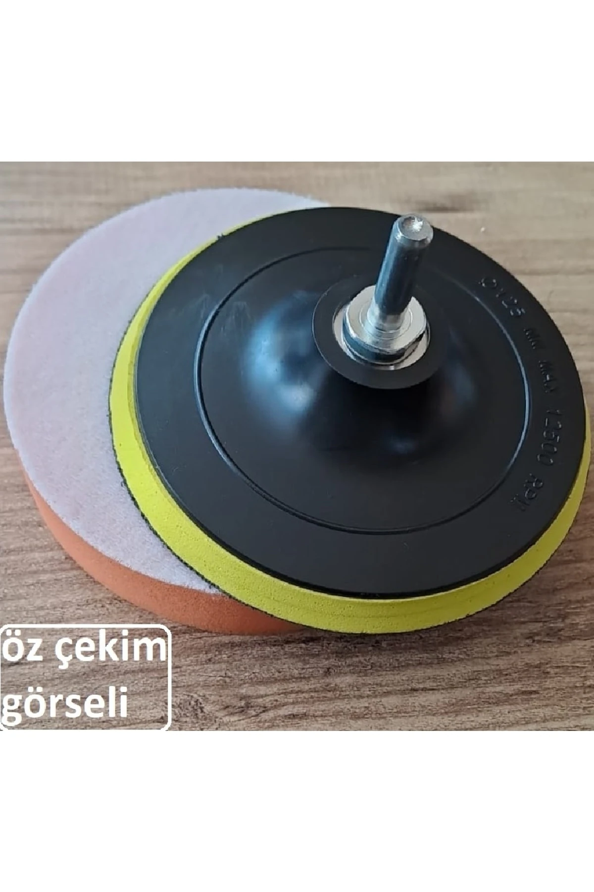 Pasta Cila Polisaj Süngeri Uygulama Keçesi 115 Mm M14 Matkap Bağlama Adaptör Aparatı