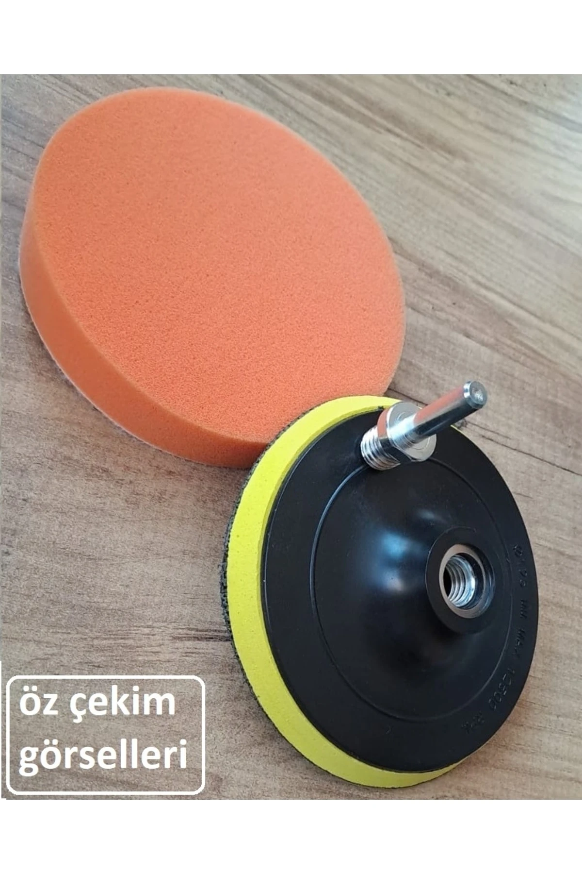 Pasta Cila Polisaj Süngeri Uygulama Keçesi 115 Mm M14 Matkap Bağlama Adaptör Aparatı