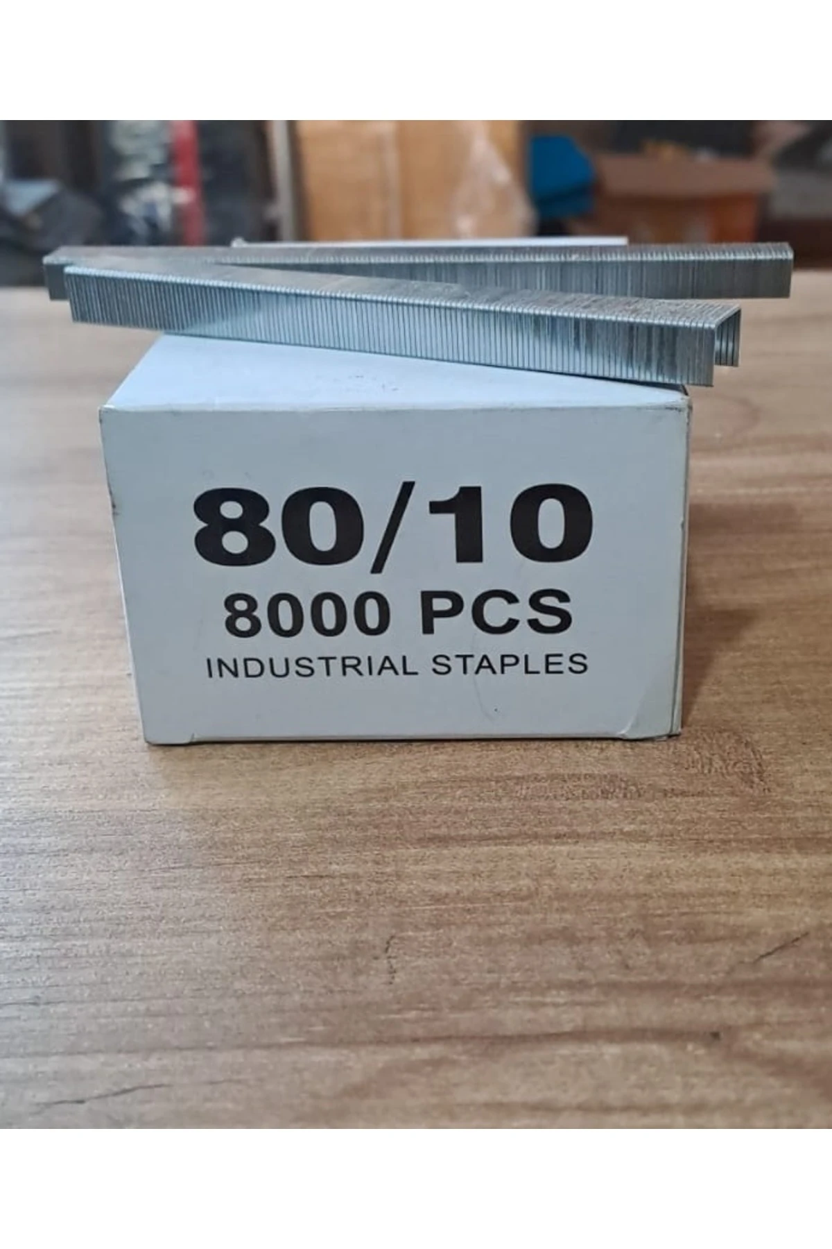 Zımba Teli Havalı Tabanca için 8000 Adet Zımba Makinesi için 8000 Adet Zımba teli 80/10 Krom