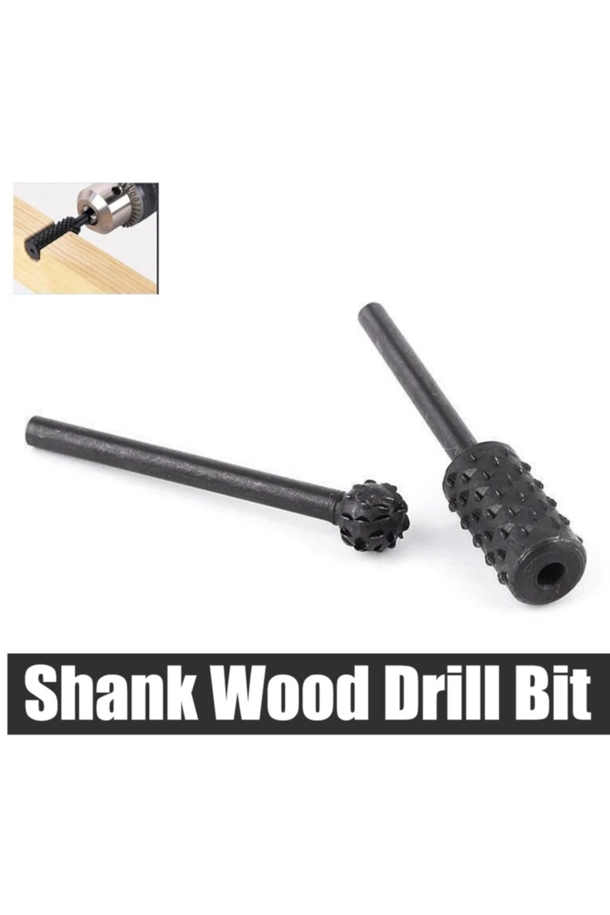 5 Parça Hss Ahşap Için Törpü Freze Uç Seti Dremel Benzeri Gravür Makinası Için Kalıpçı 3.17mm Sap