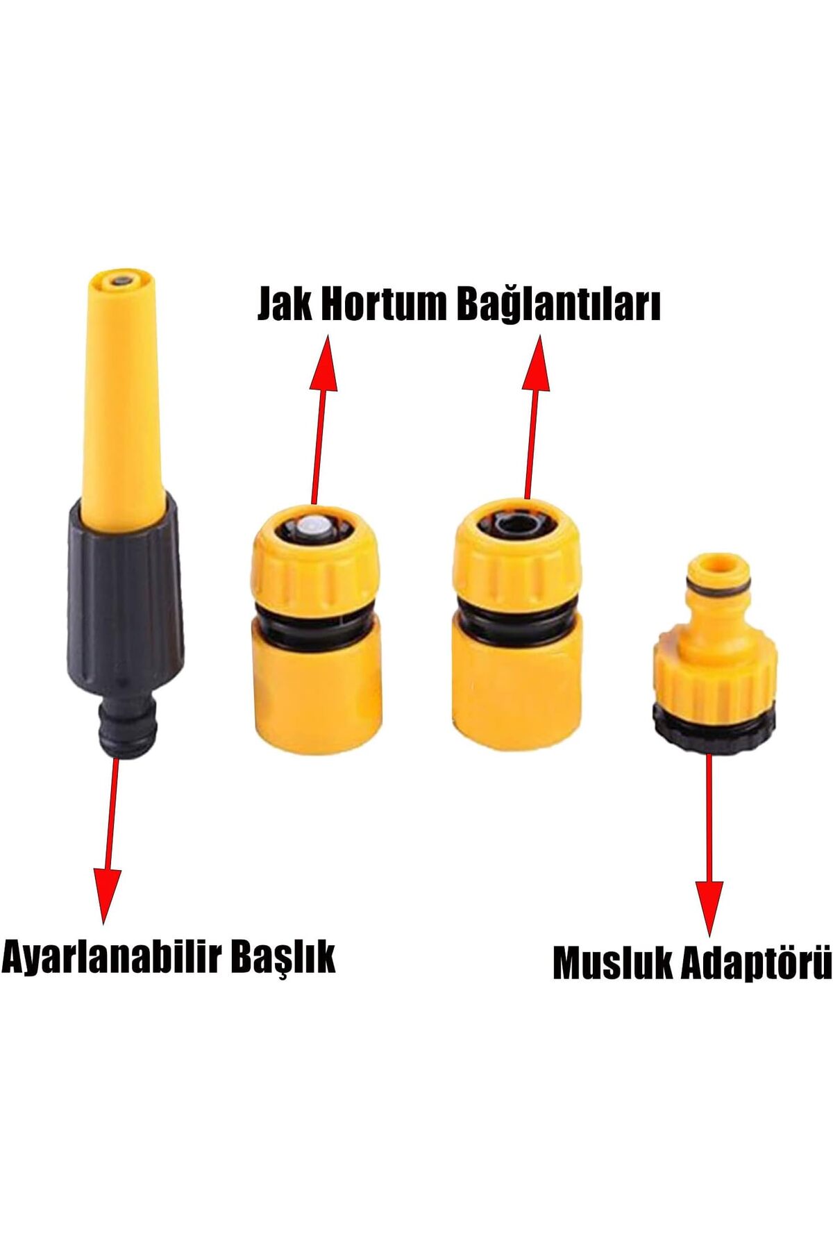 Bahçe Sulama Bahçe Hortum Bağlantı ek Parçaları ve Püskürtme yağmurlama fıskiye tabanca Seti