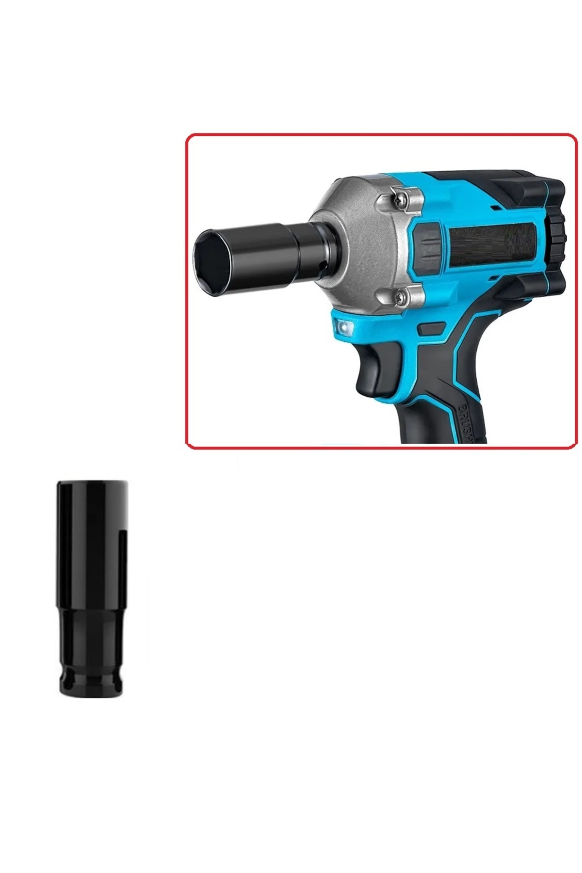 Somun Sökme Sıkma Makinesi Için Torklu Matkap Makine Için 117mm Boru Lokma Bijon Anahtar
