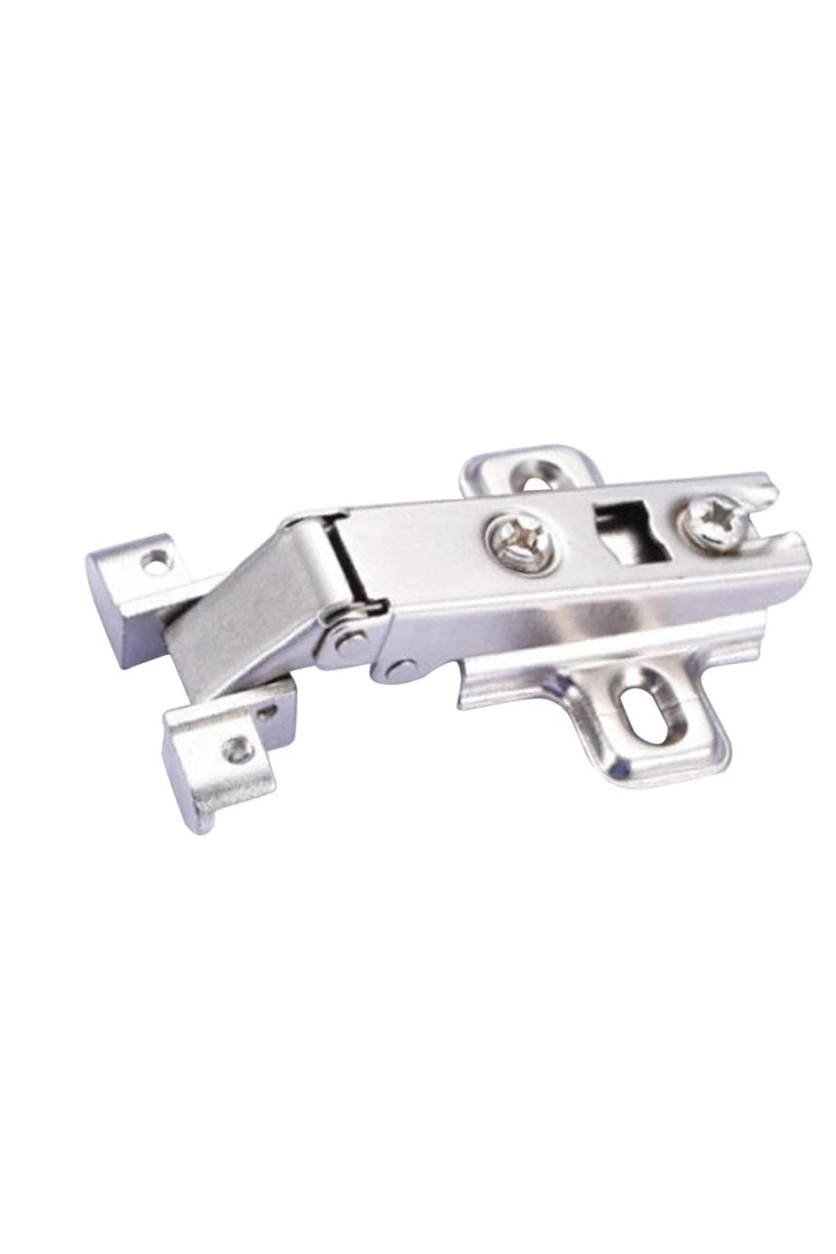 Alüminyum Düz Menteşe 2 Adet Metal Kapak Menteşesi - Mobilya Bağlantı Elemanları