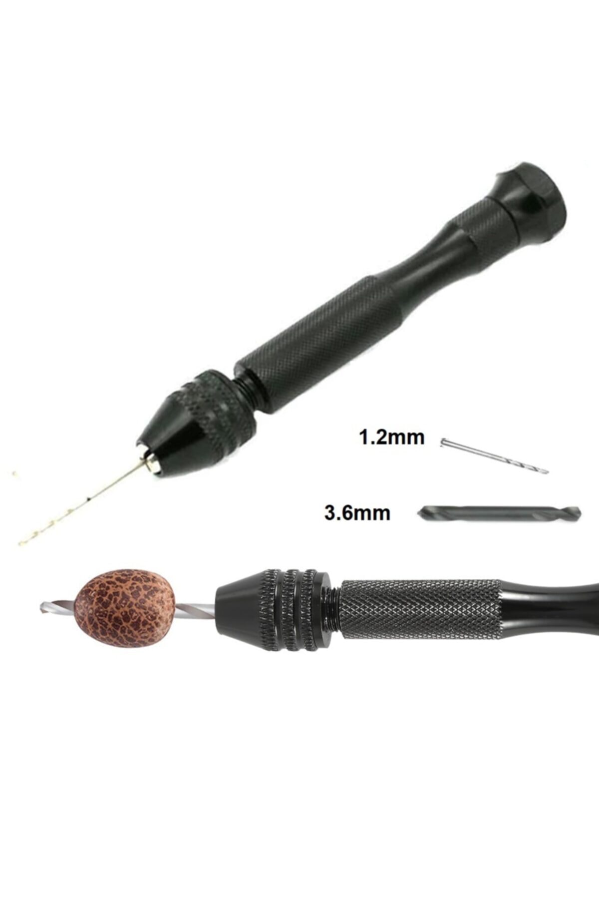 Mini Çok Amaçlı Detay Çalışma Mengenesi 57 Mm Ve Mekanik El Matkabı Seti 4.6mm 2 Li Matkap Ucu Set