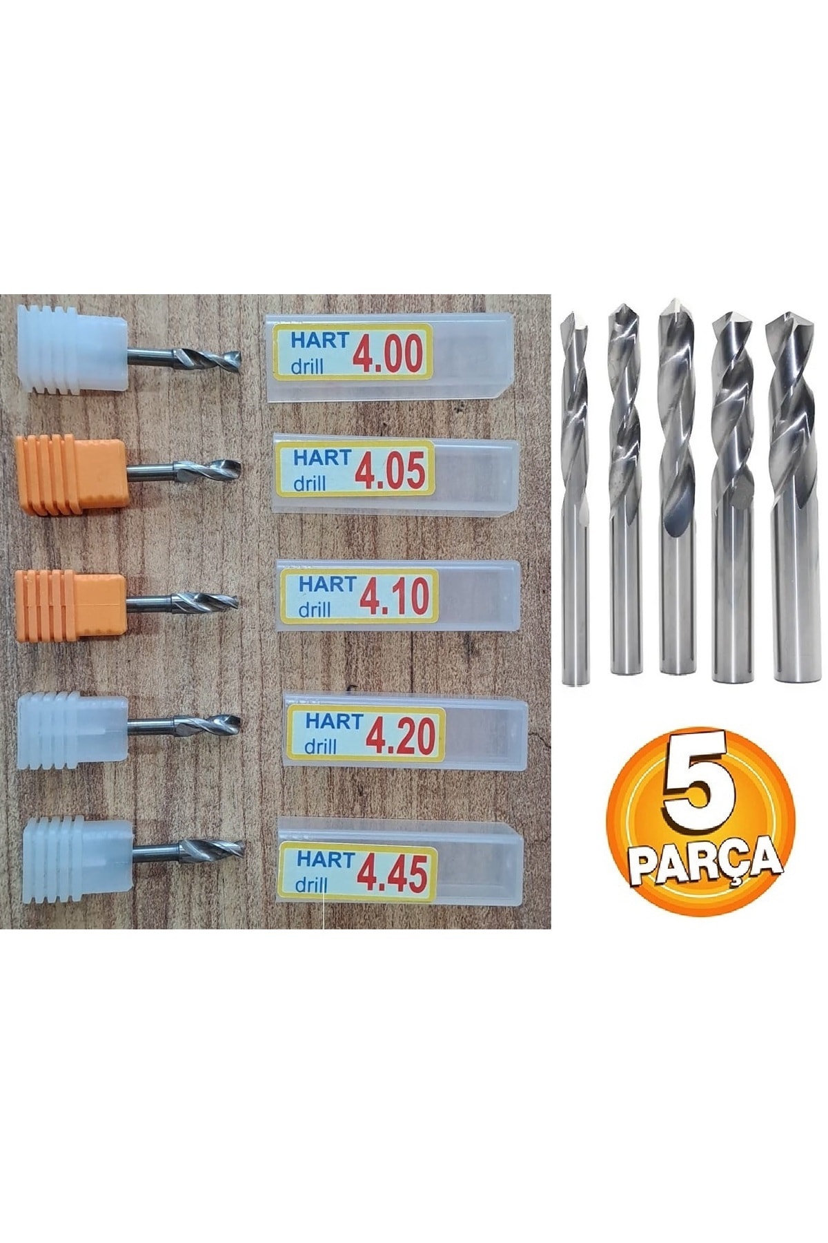 Cnc Metal Sondaj Tungsten Karbür Uç Seti (4.0 - 4.45 ) Matkap Için Hard Drill Bıçak Makine Takımı