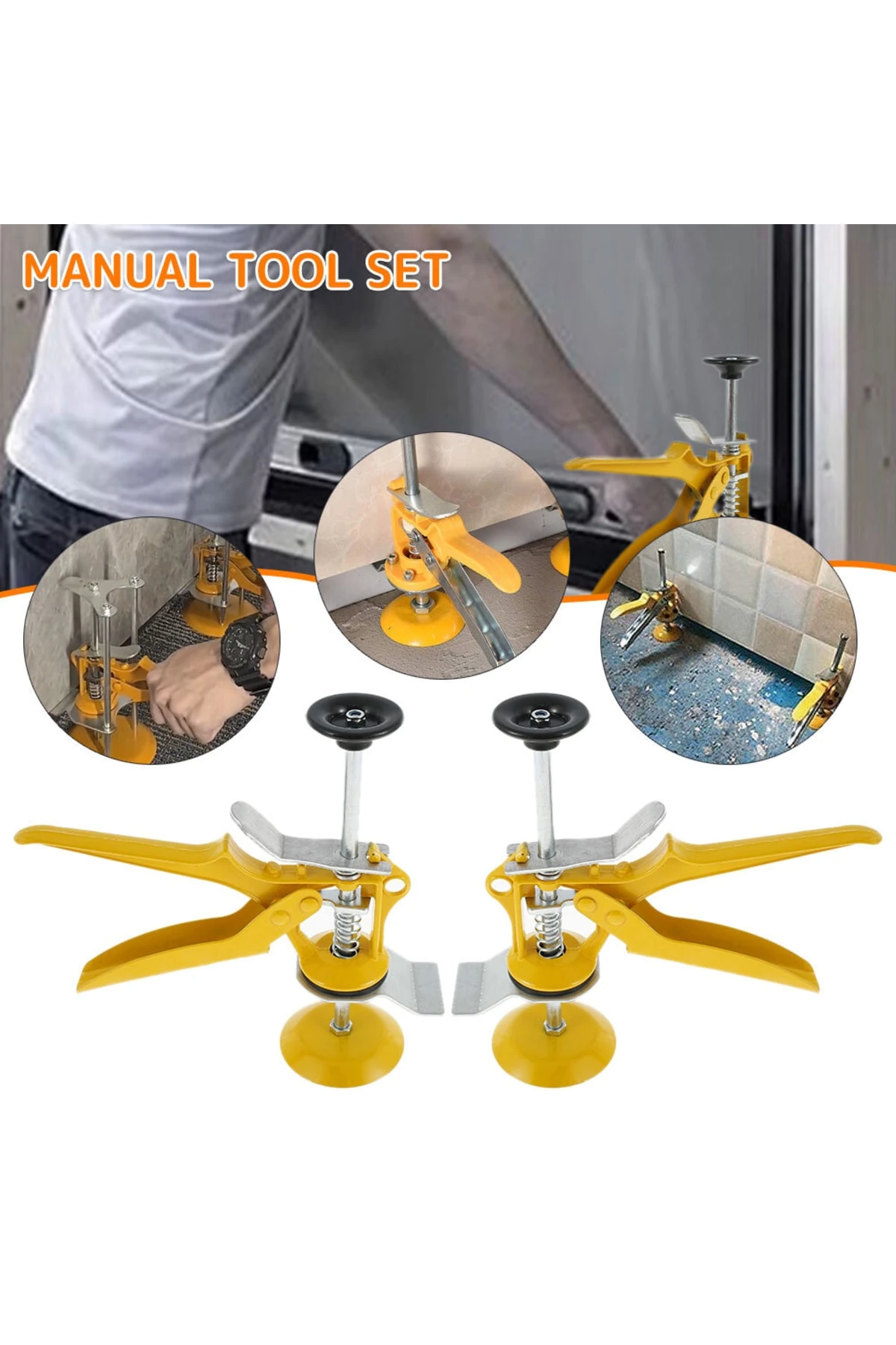 Seramik Seviye Belirleme Kaldıraç Aparatı Metal Gövde