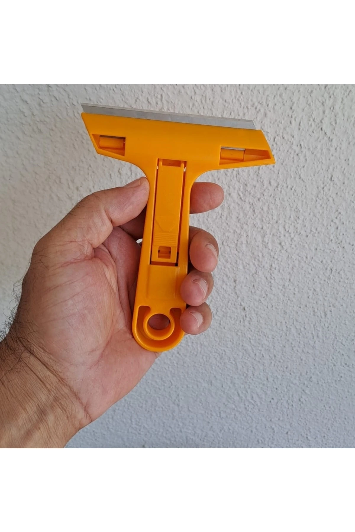 Cam Kazıma Bıçağı 10cm Kalıntı Temizleme Sıyırma Profesyonel 12 Yedek Bıçaklı