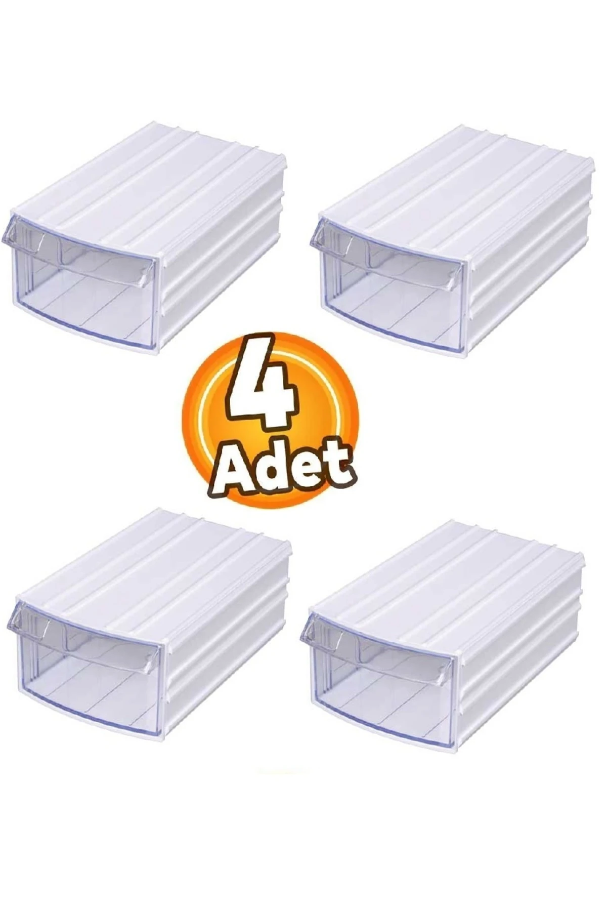 Şeffaf Çekmeceli Organizer Kutu 4 Kutu Dremel Gravür Boncuk Mücevher Saklama Kutusu düzenleyici