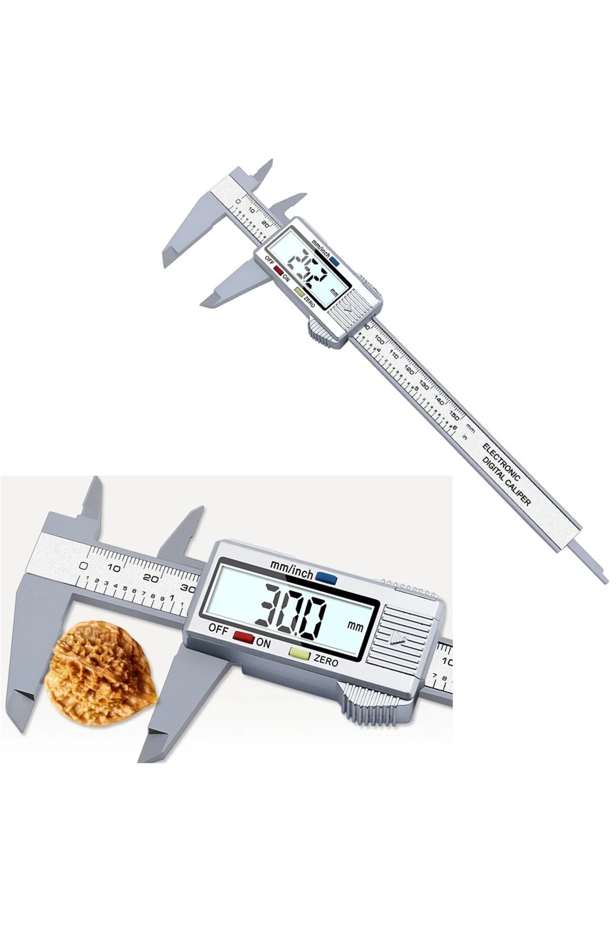 Metal Kumpas Kalınlık Ölçer Mikrometre Dijital Çelik Kumpas 0,01mm Hassasiyet Kompratör