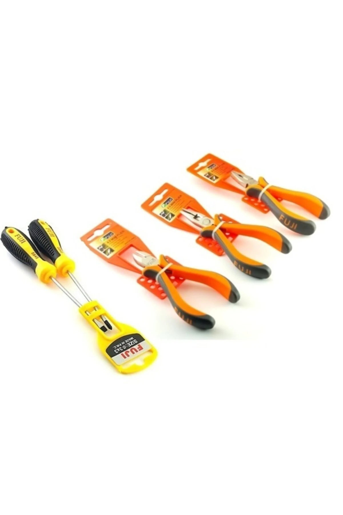 Fuji Mini Boy Yankeski Pense Kargaburun Düz Ve Yıldız Tornavida 5 Parça Elektronikçi Seti