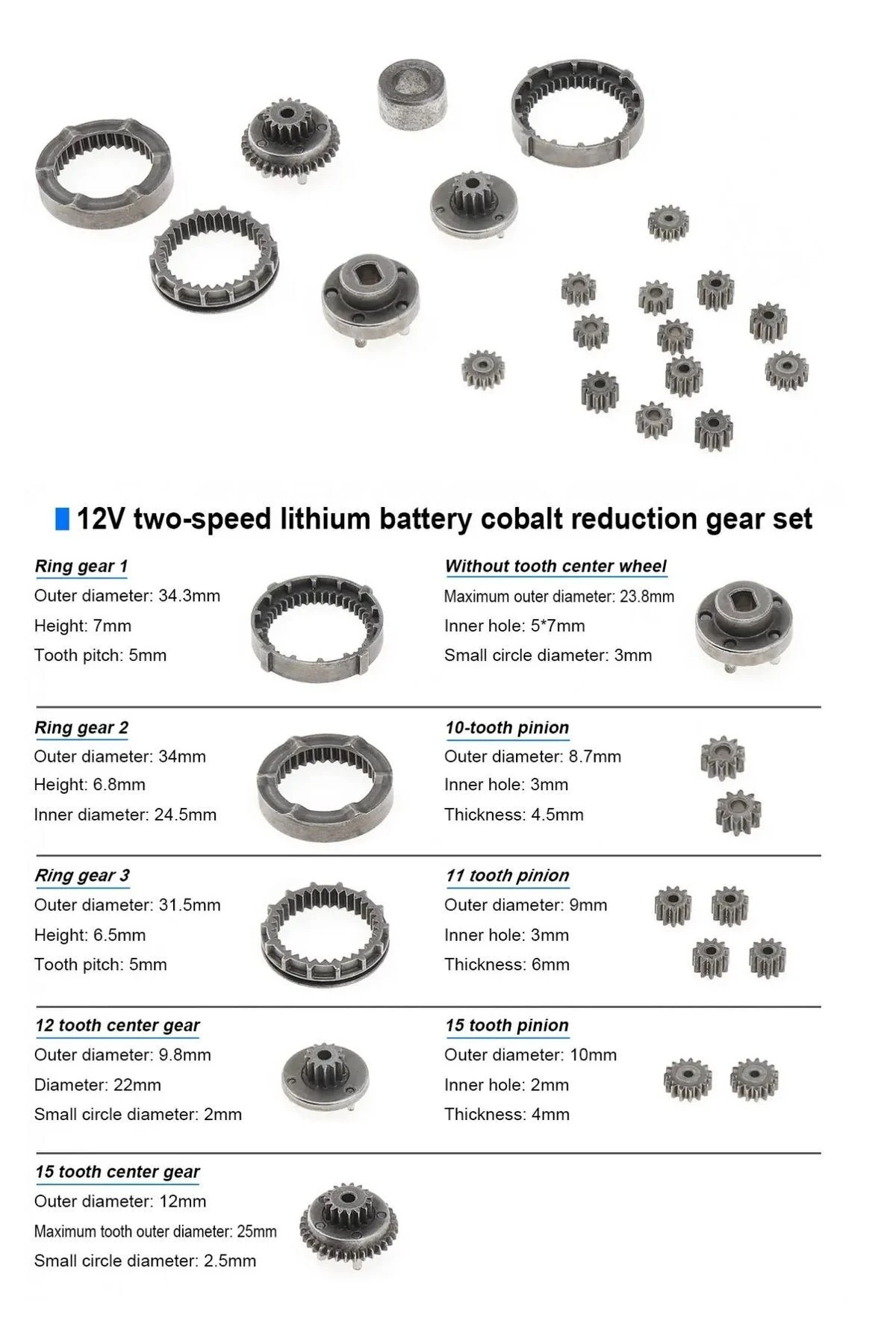 Motor Tork Dişli Hız Kontrol Tetiği Batarya Şarj Cihazı Tekerlek Proje Okul Ödev Scooter Araç Imalat