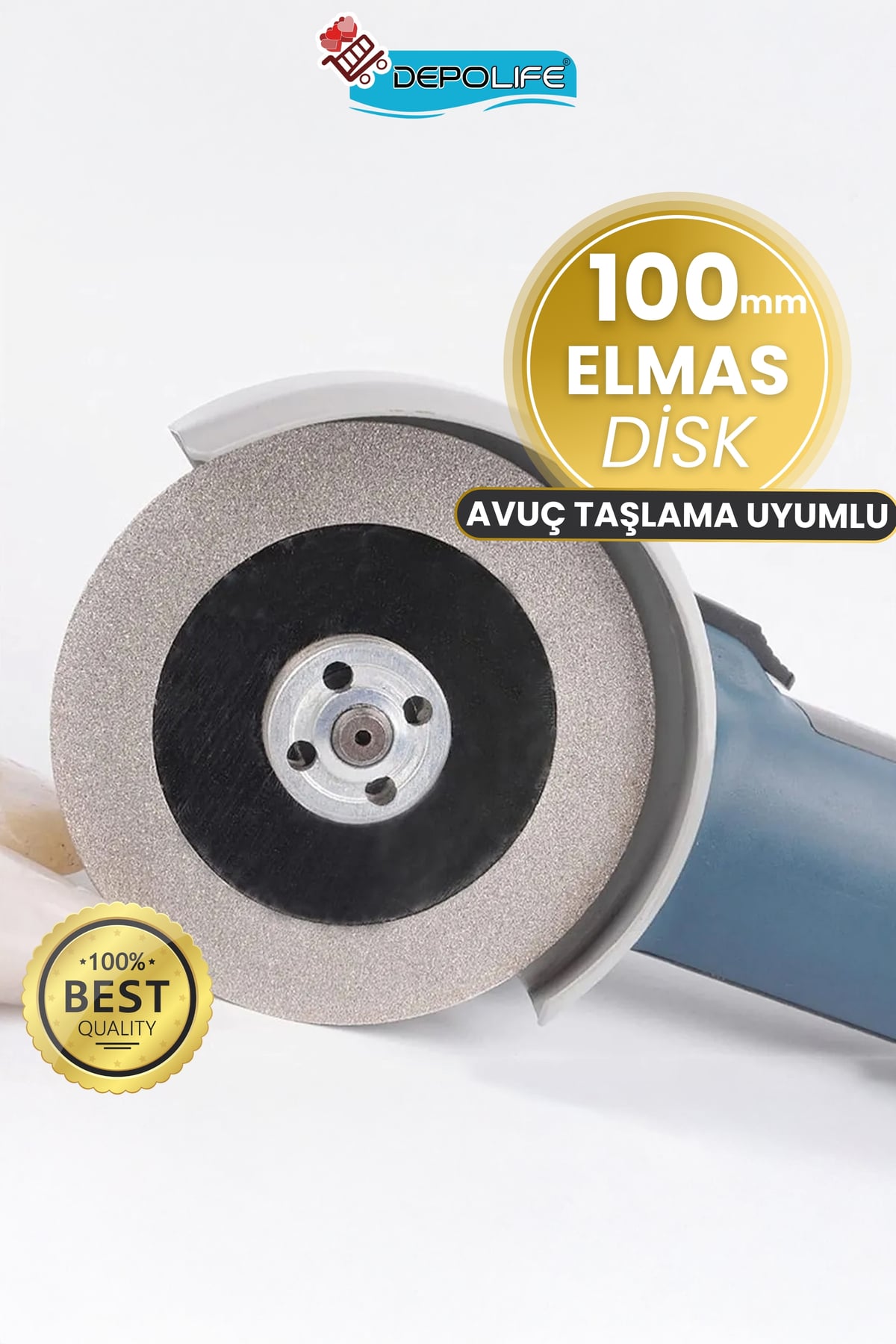 Bıçak Satır Makas Balta bileme diski 100mm Elmaslı eğeleme disk avuç taşlama spiral uyumlu disk