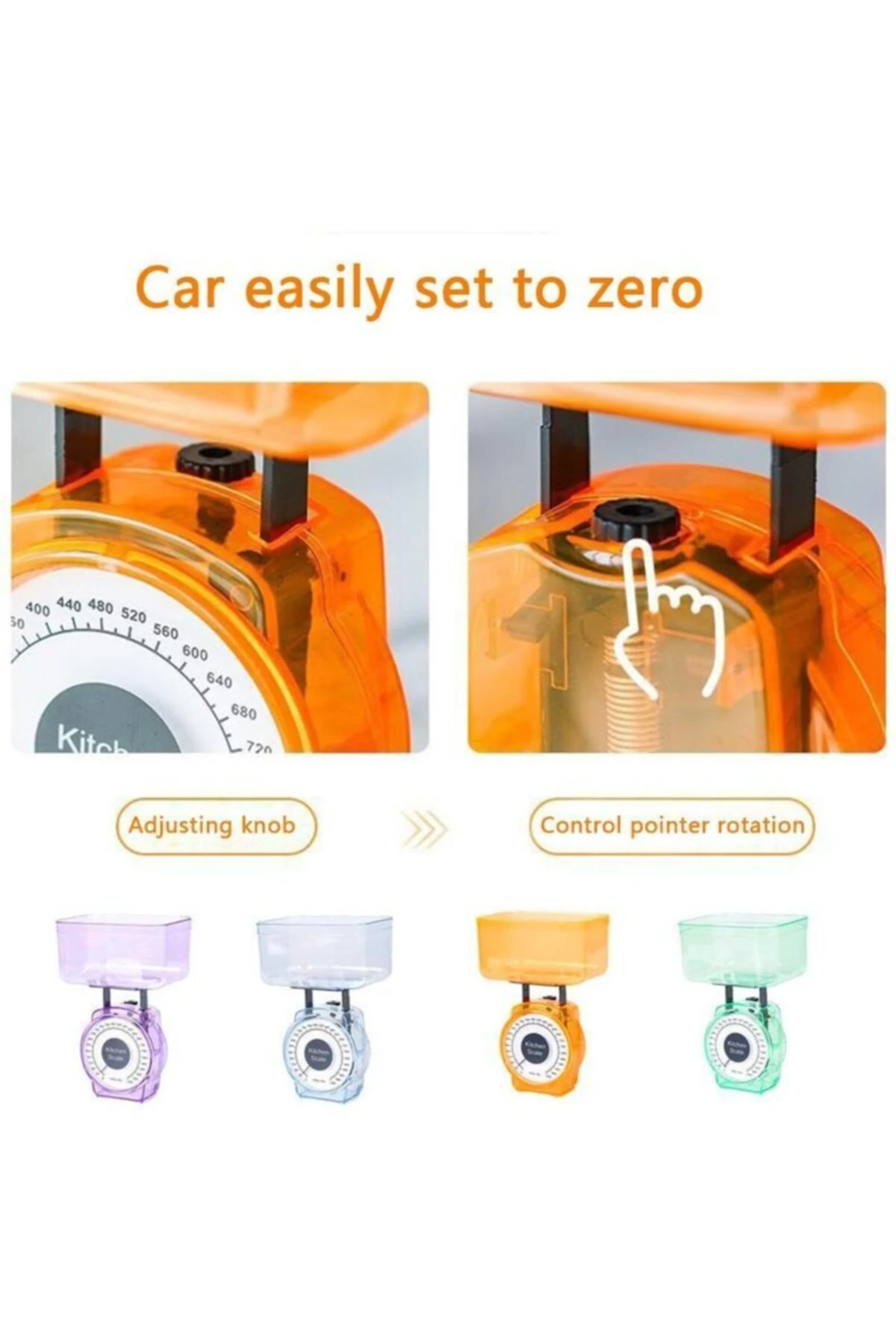 1 Kg Hassas Mekanik Mutfak Tartısı Gıda Litre Ölçer Dara Ölçekli Hassas Terazi Mekanik Tartı Kantar