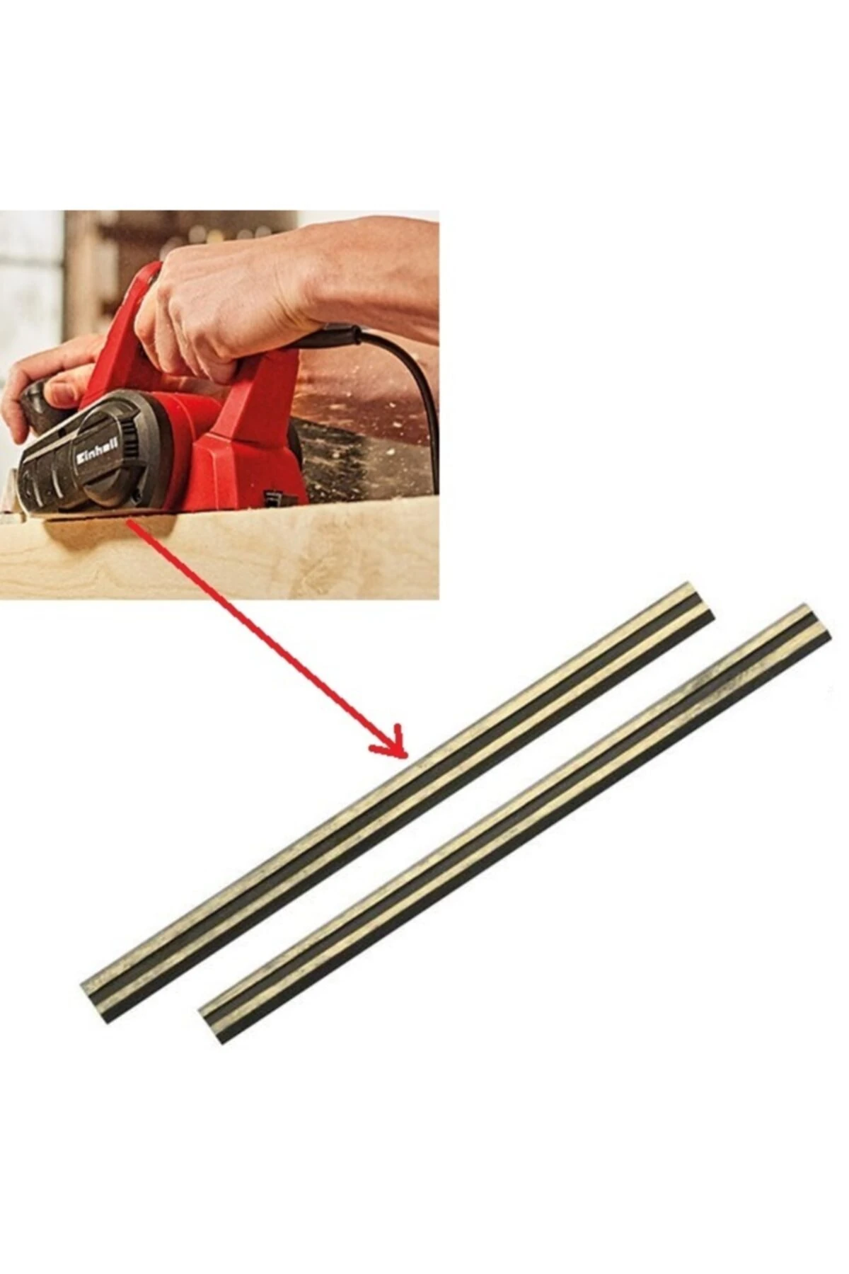 Einhell Tc-pl 750 Planer Bıçak Seti Ahşap Elektrikli El Planyası Rende İçin