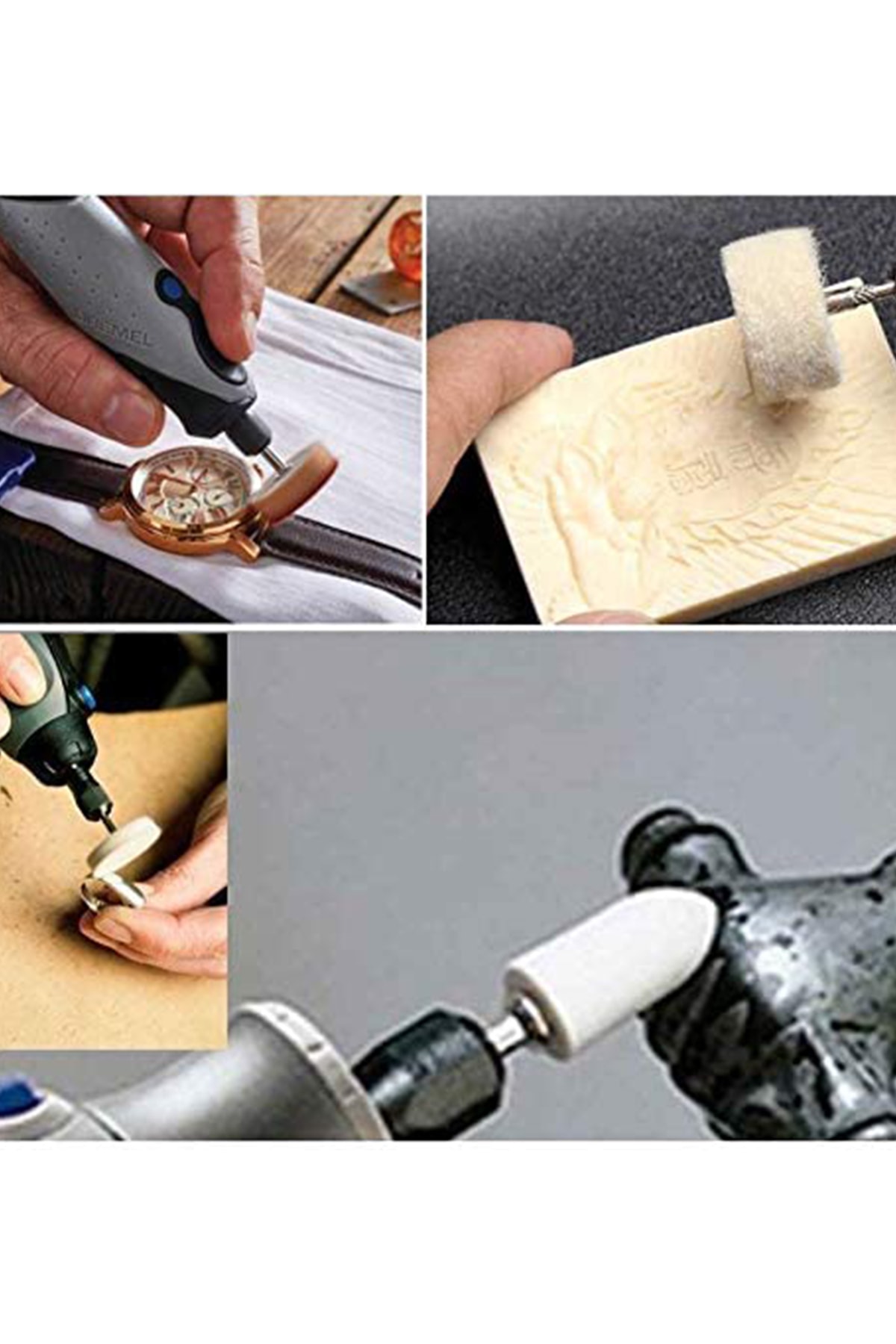 Dremel vb Uyumlu 16 Parça Keçe Mandren Seti