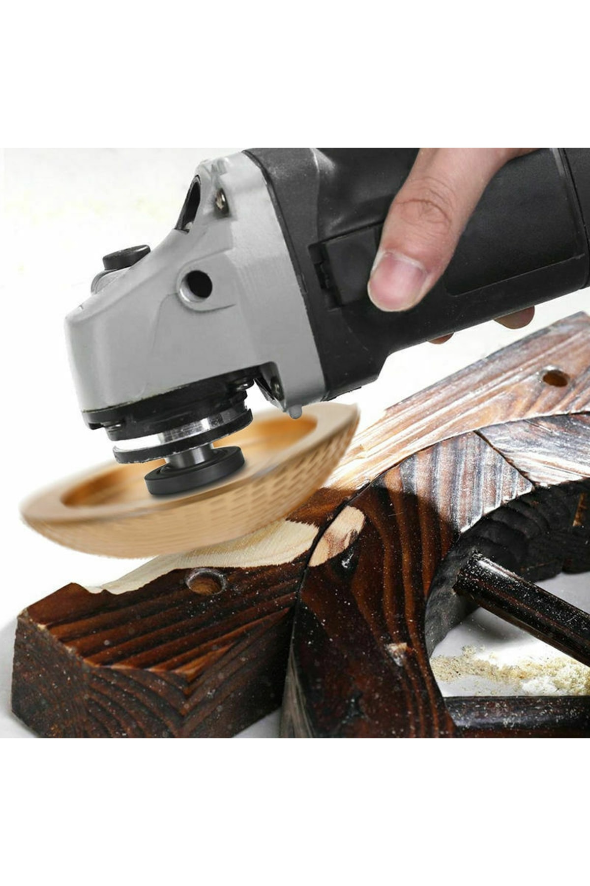 Ahşap Törpü Eğe Disk 100mm Kuksa Tabak Oval Oyma Açılı Taşlama Diski Aşındırıcı Oyma Şekillendirme