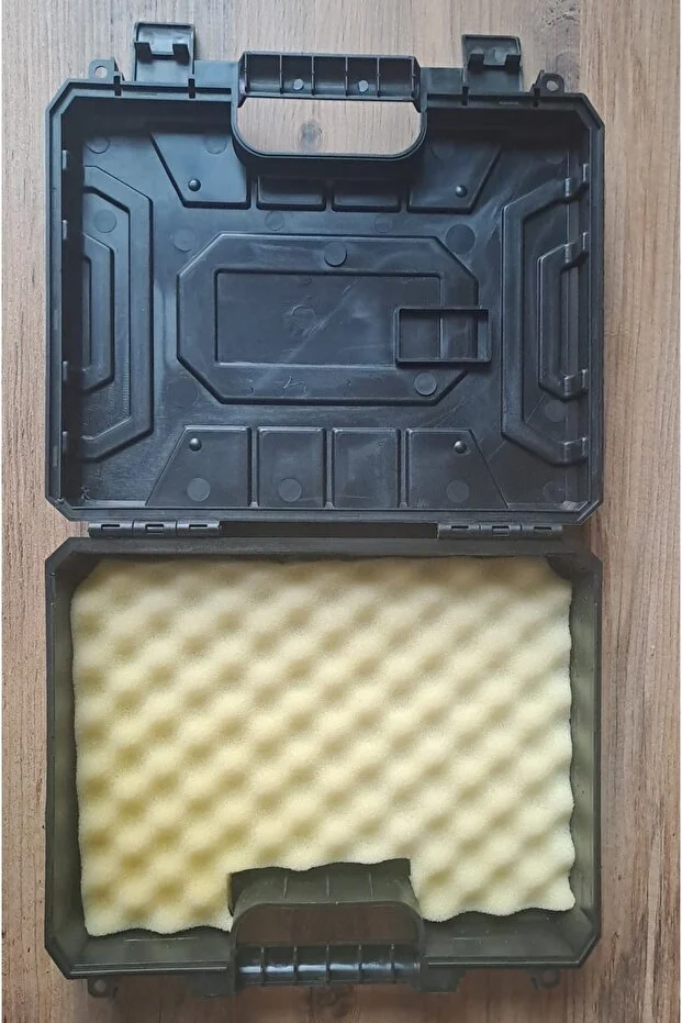 Teknisyen Takım Çantası Boş Şarjlı Matkap Çantası Plastik Alet Saklama Çantası Matkap Çantası