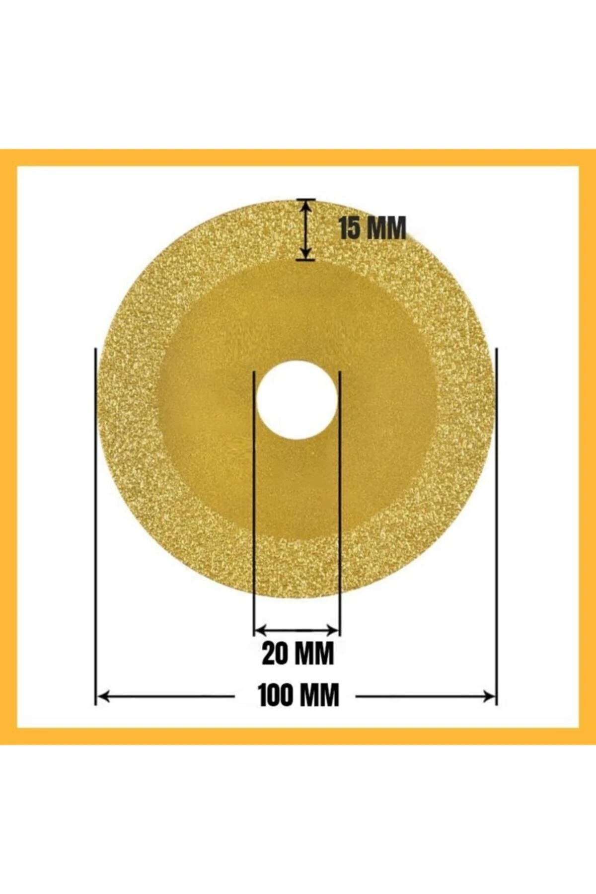 Cam Mermer Seramik Fayans Kesme Elmas Diski Ince Hassas Kesim 100mm Aşındırma Titanyum Elmaslı Disk