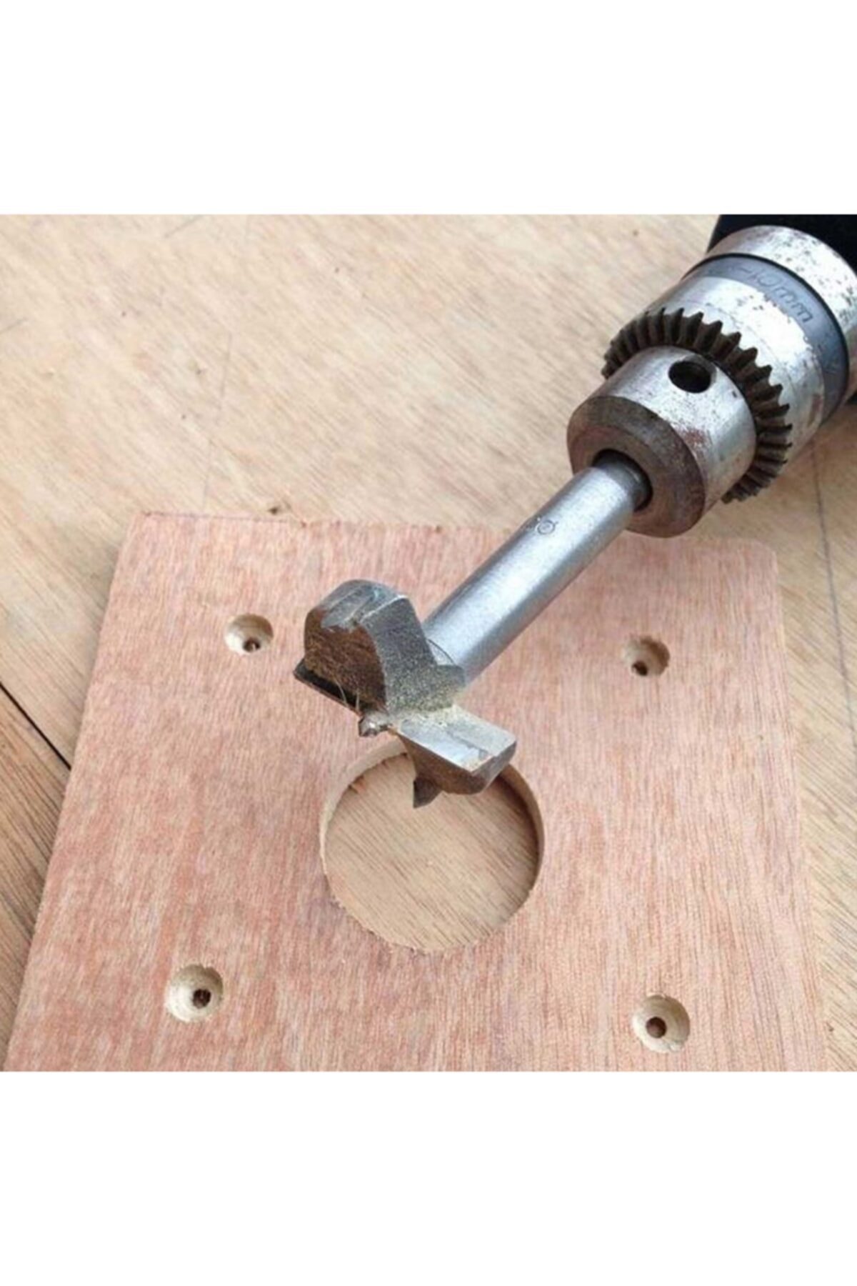 Tas Mum Saksı Yuva Açmak Için Ahşap Freze Pancı 70mm Panç Matkap Ucu