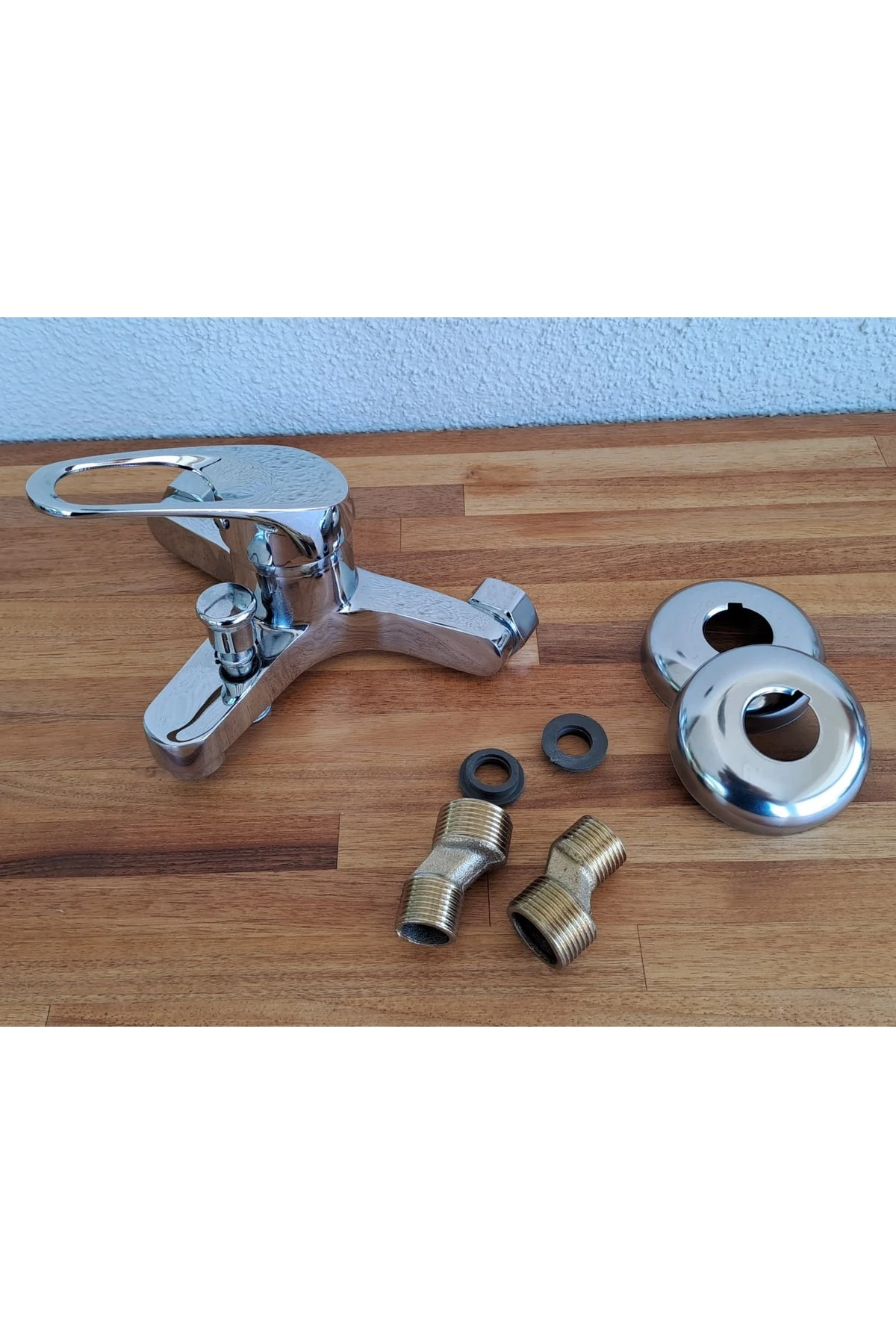 Banyo Duş Bataryası Mix Sıcak Soğuk Banyo Çeşmesi Prinç Tasarruflu Armatür