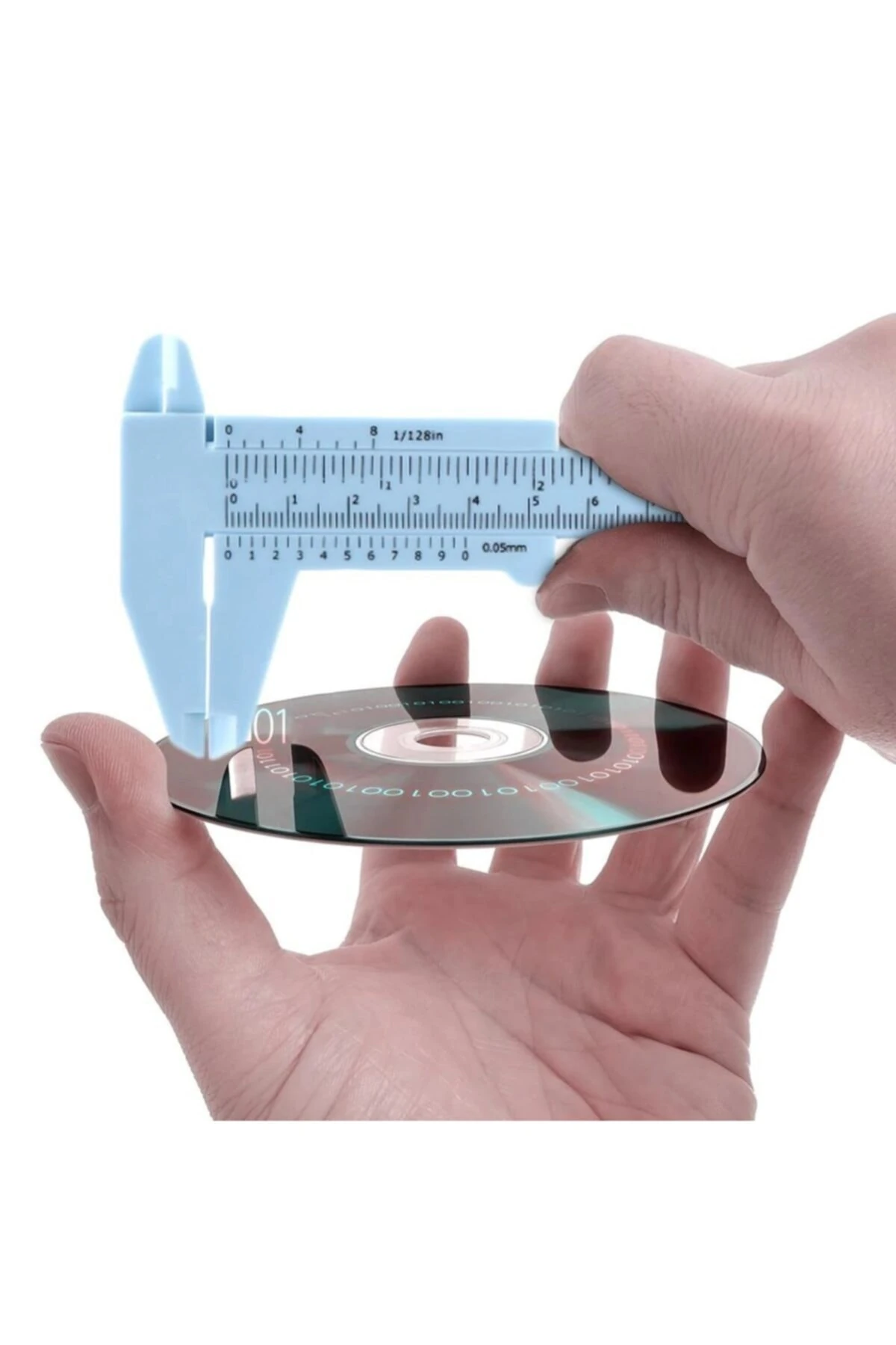 Hassas Mekanik Plastik Kumpas Inc Mm Ölçüm Kalınlık Derinlik Çap Ölçer Paslanmaz 150mm Beyaz