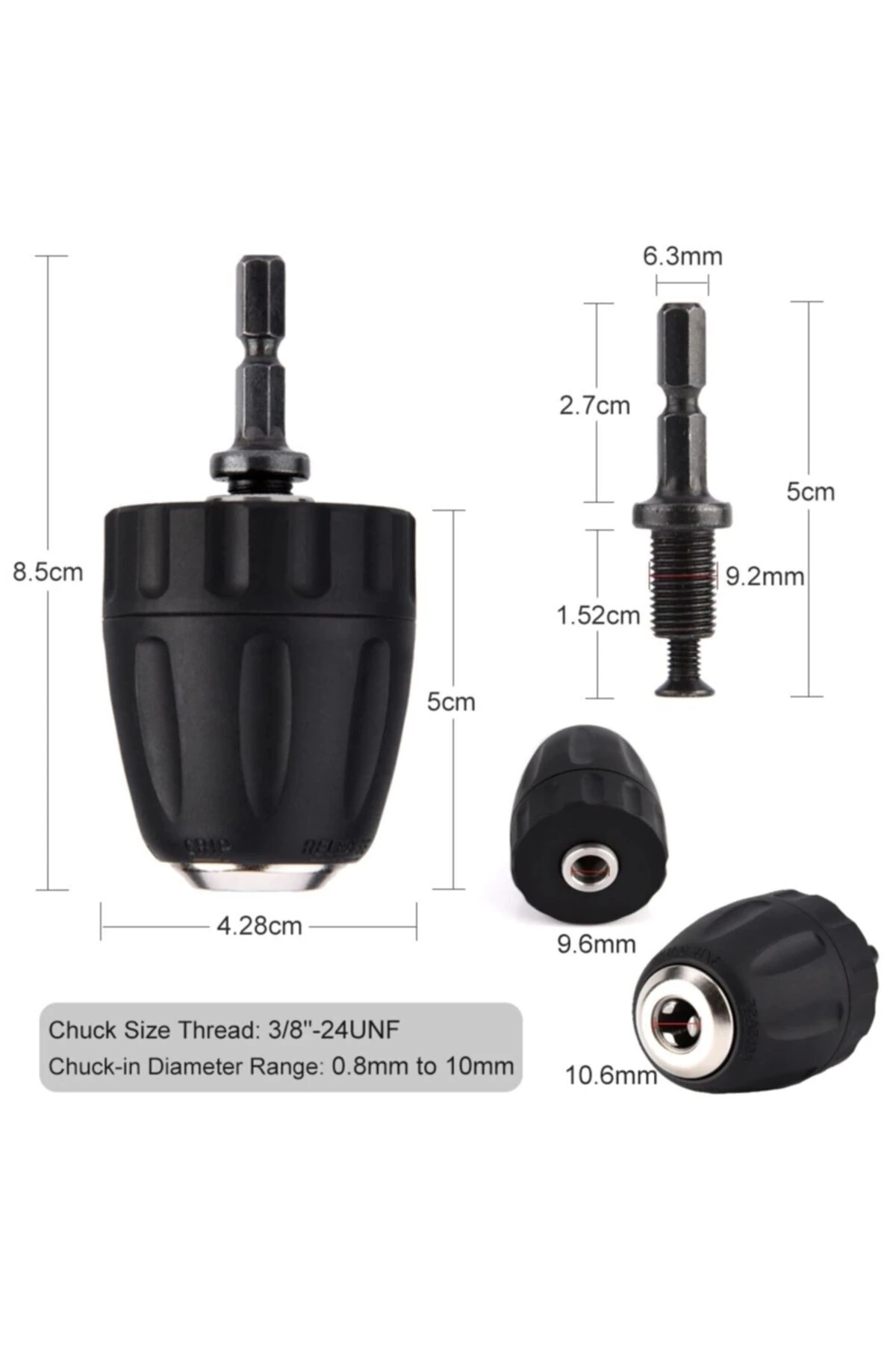 Şarjlı Vidama Matkap Için 1/4 Hex Adaptörlü Mandren Köşe Vidalama Hızlı Bits Adaptör Seti 3 Parça