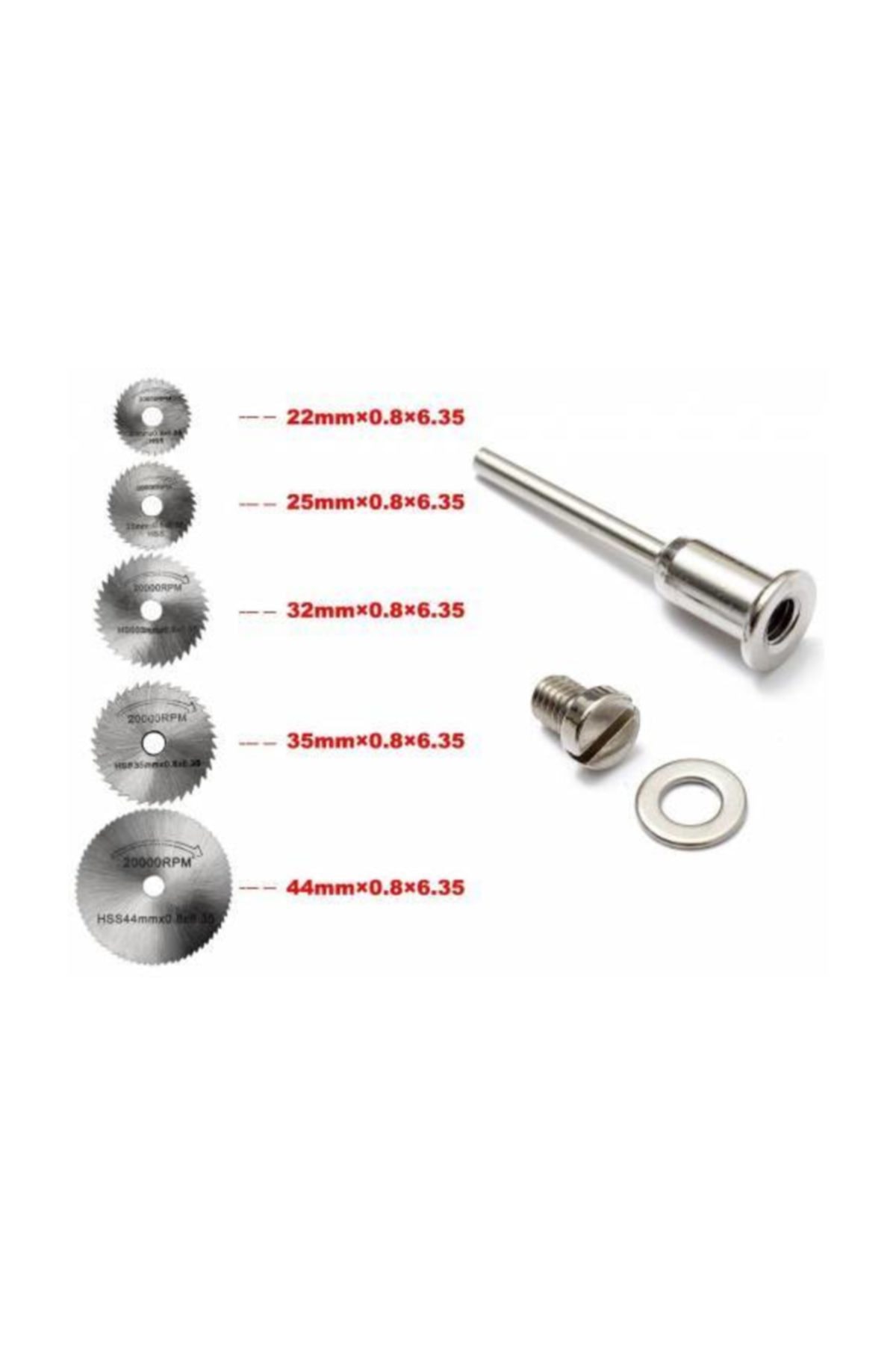 10 Lu Dremel Proxxon Için Ahşap Metal Cam Kesme Mini Disk Seti