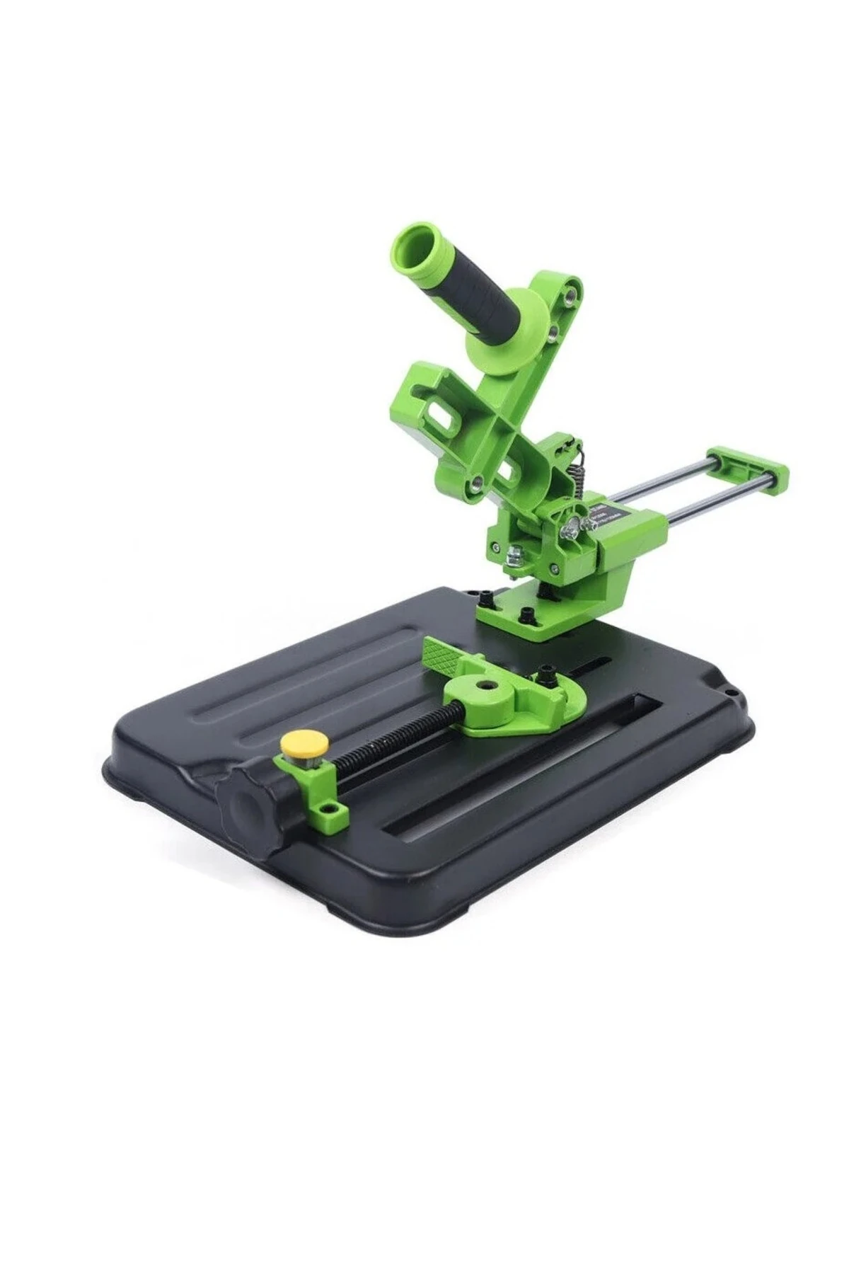 Açılı Kesme Ve Taşlama Standı Kızaklı 115/125mm Avuç Taşlama Makinesi Tezgahı Kayar Mil Mengeneli