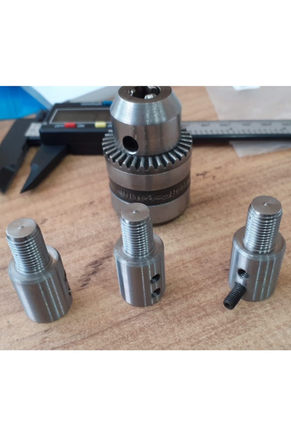 10mm Mandren Otomatik Mandrel Okul Proje Ödev Hobi Uygulama 5mm-8mm-10mm Motora Bağlama Kaplin