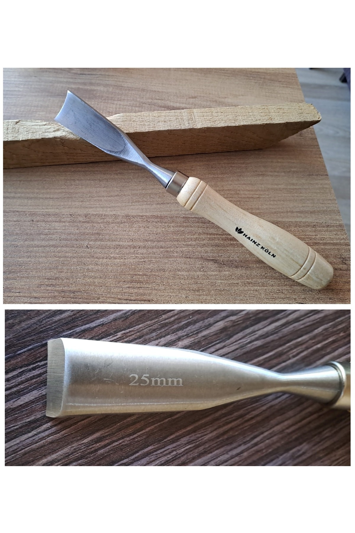 Ahşap Oyma konik ıskarpela Bıçak Kaşık Kuksa Oval Oyma Yontma Bıçağı 25mm