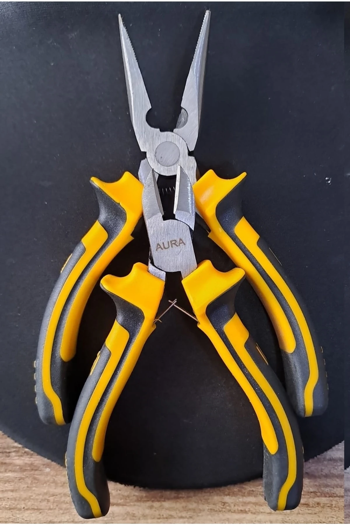 Diagonal Yaylı Çelik Mini Gargaburun Pense Yan Keski 2 Parça Elektronikçi Seti