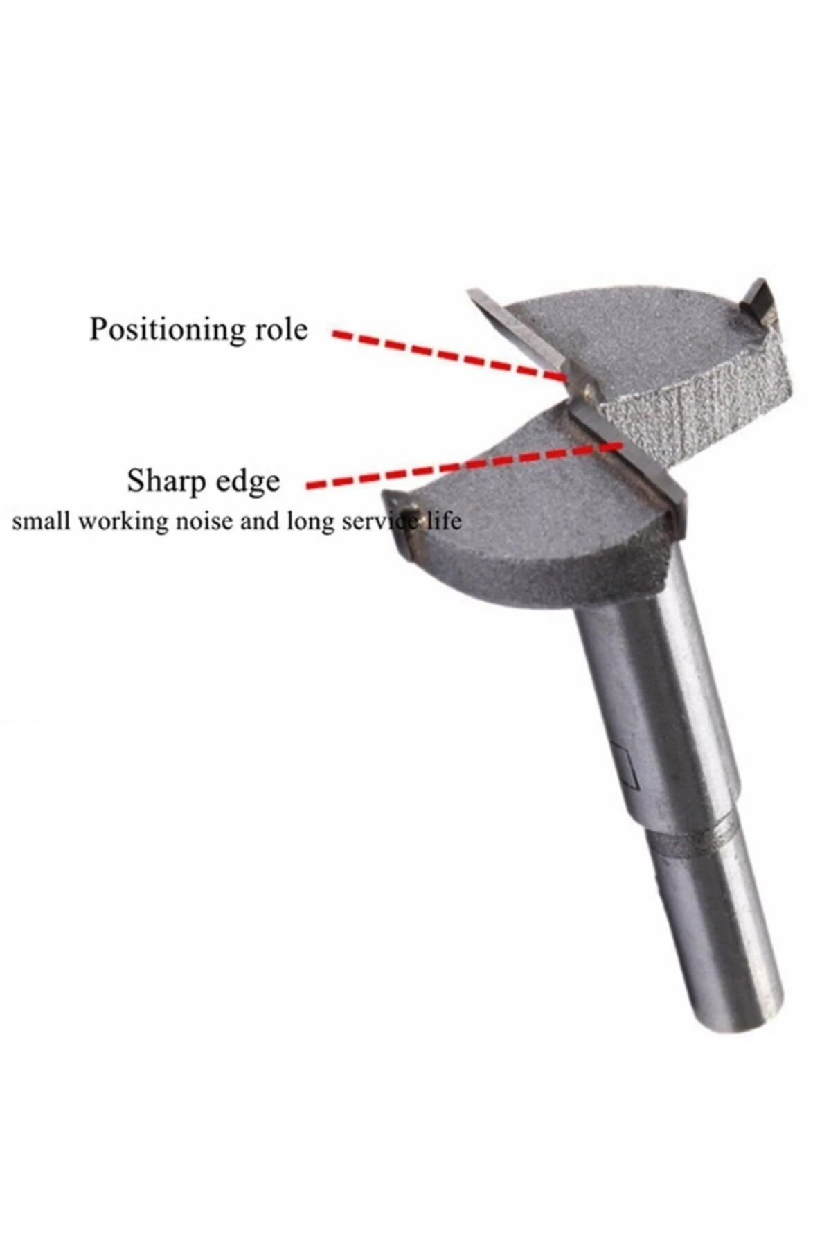 Tas Menteşe Freze Ucu 75mm Ahşap Elmas Uçlu Yuva Açma Pancı Karot Uç