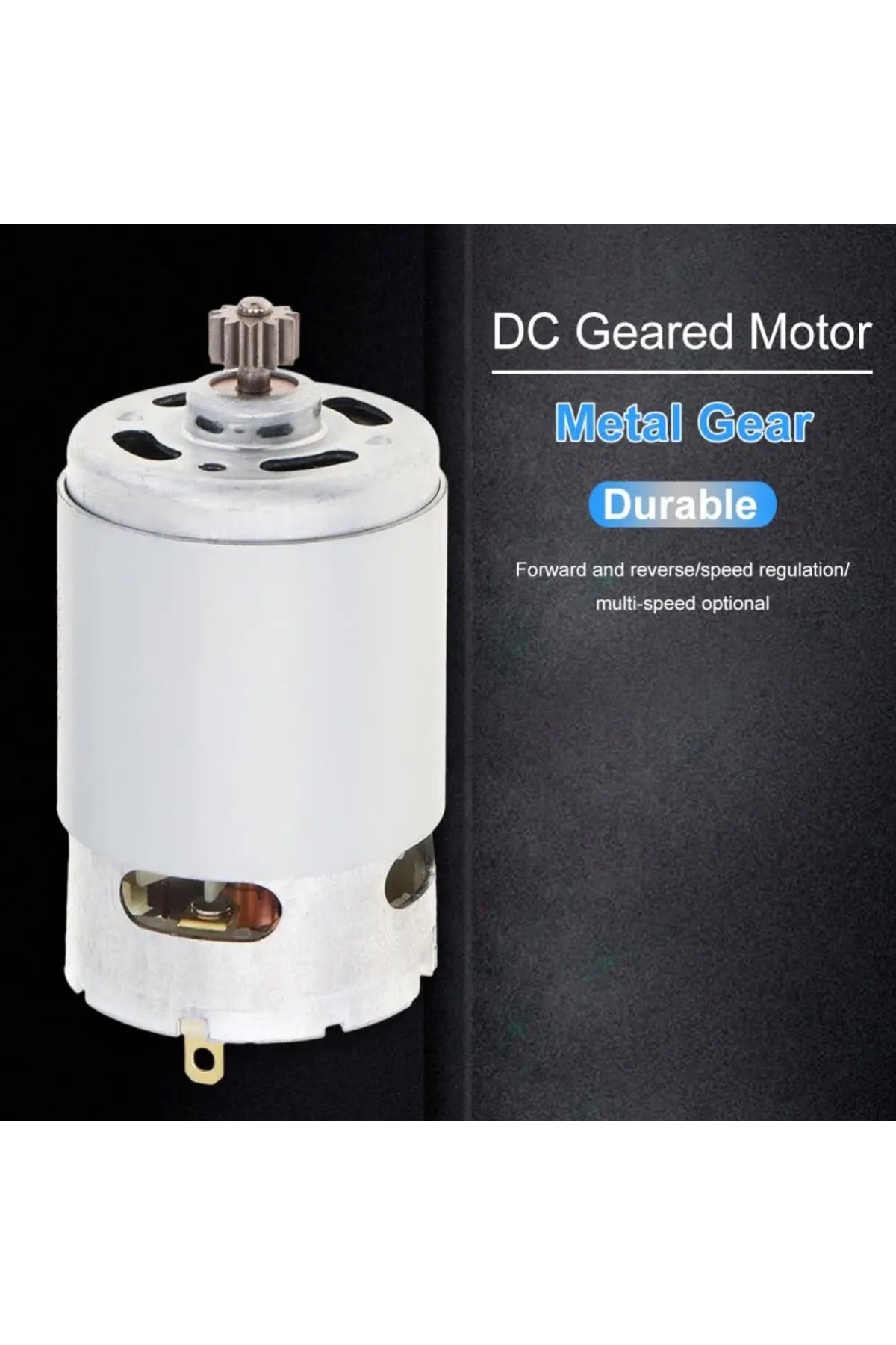 şarjlı Matkap motoru RS550 DC Motor 12V mikro Motor Akülü Matkap motoru 12 diş çarklı
