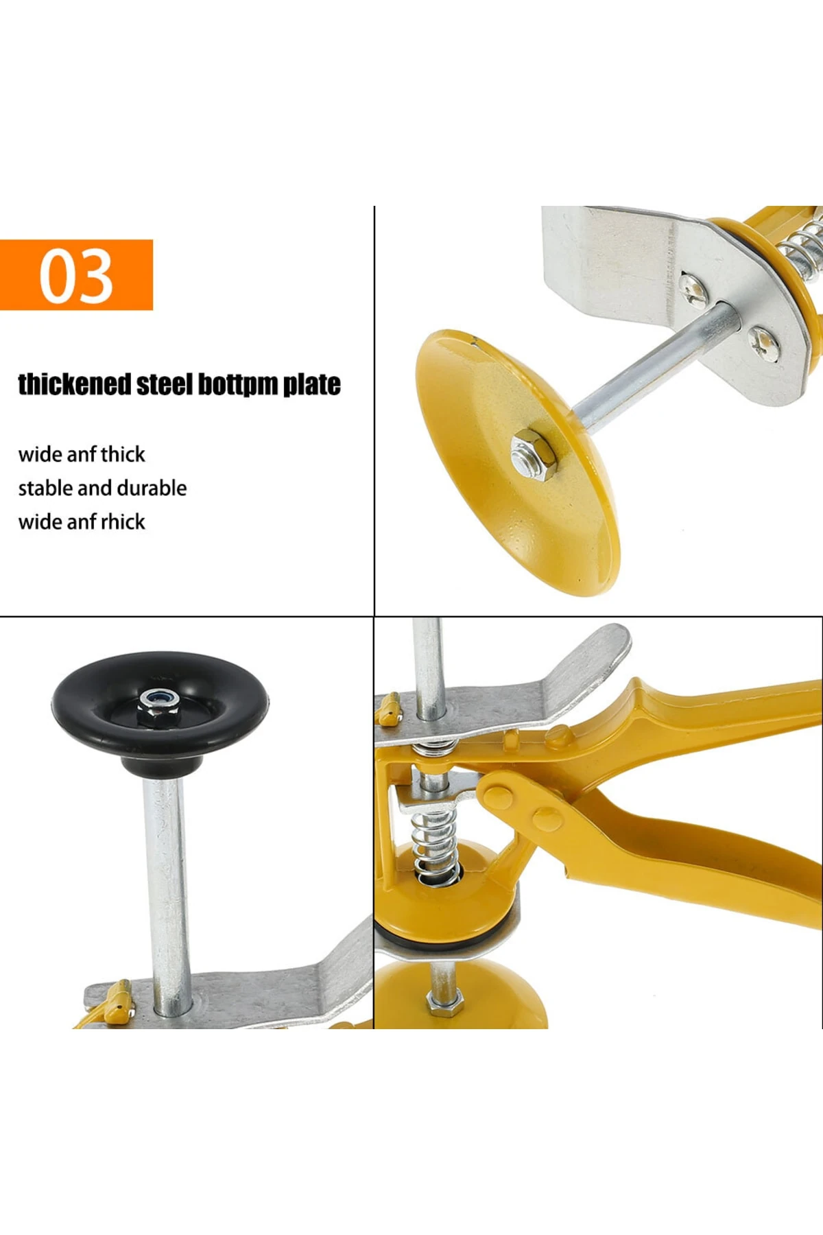 Seramik Seviye Belirleme Kaldıraç Aparatı Metal Gövde