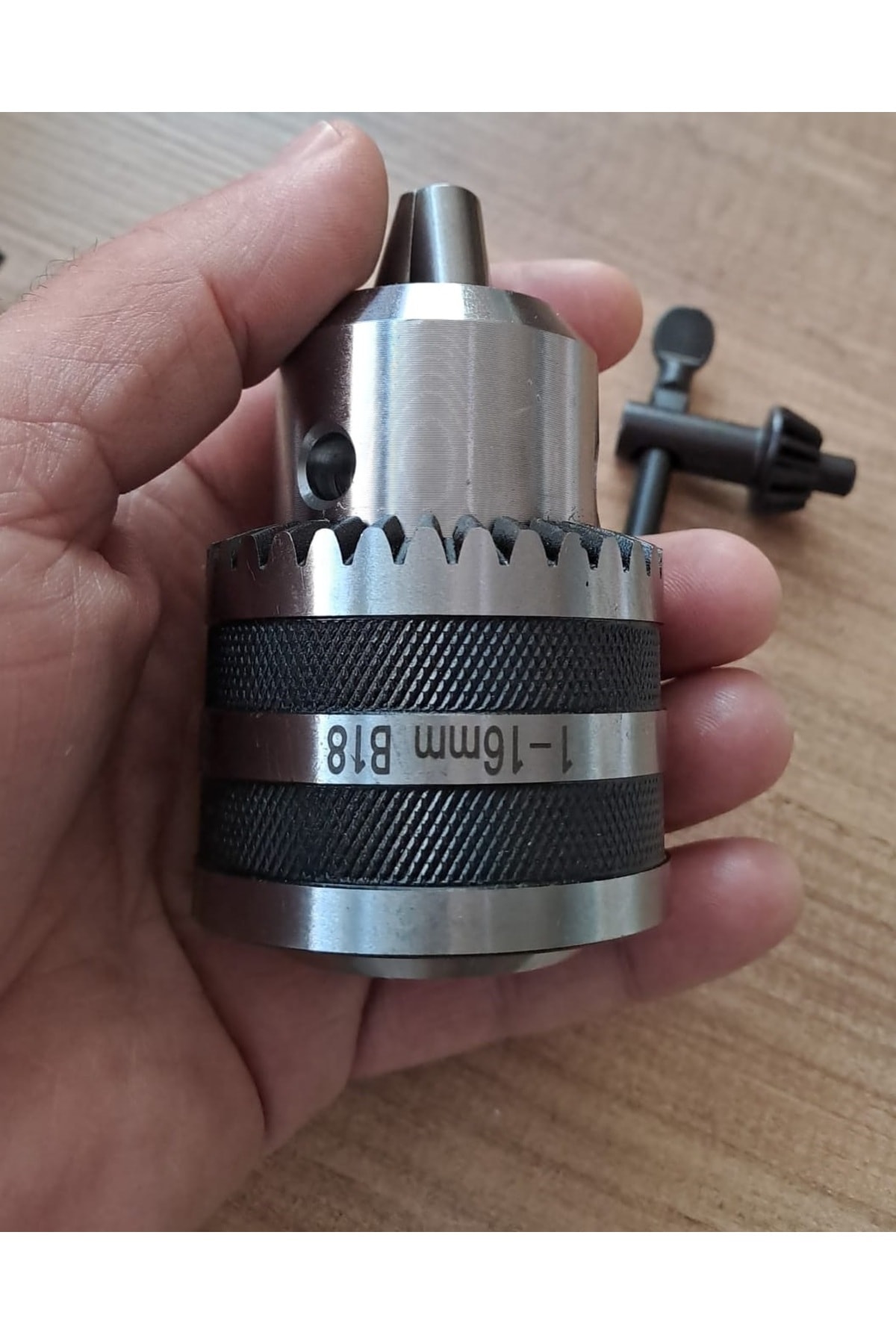1-16mm B18 20 Unf Konik Mandren Çelik Dik Matkap Aynası Anahtarlı Mandiren