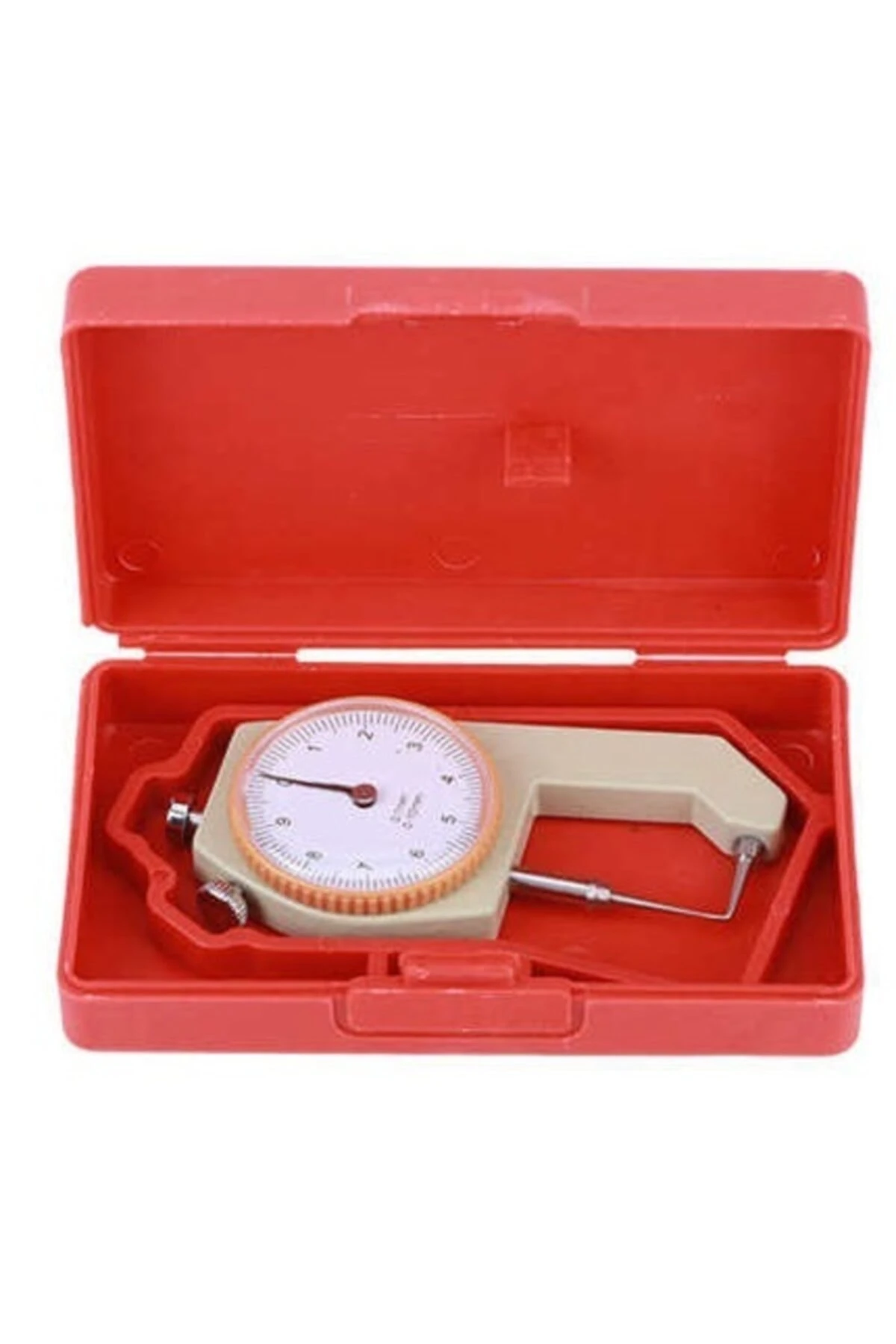 Kalınlık Ölçer Mikrometre Kumpas 0,1mm Hassas Kompratör Metal Profil Ölçme Saat Laboratuvar Ekipmanı