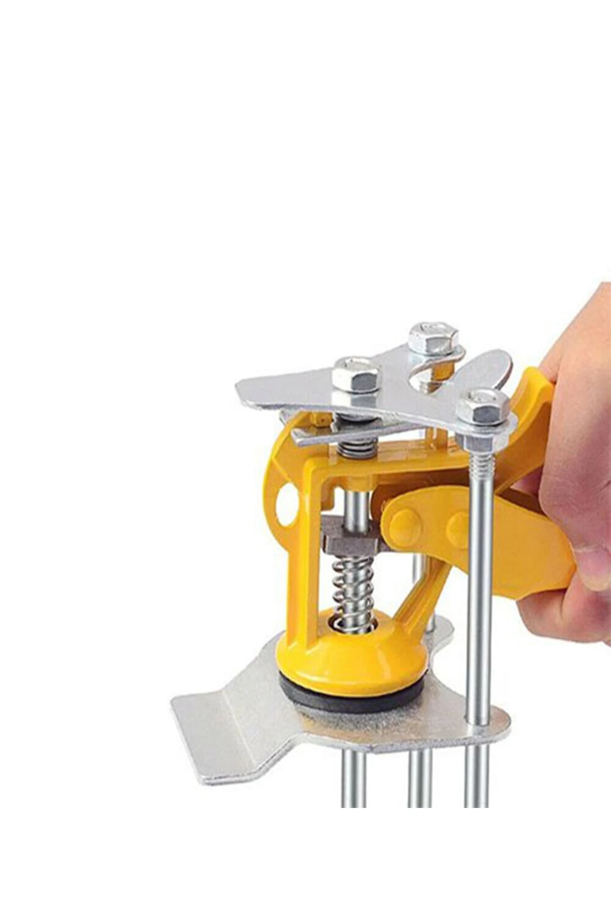 Seramik Seviye Belirleme Kaldıraç Aparatı Metal Gövde 3 Kızaklı