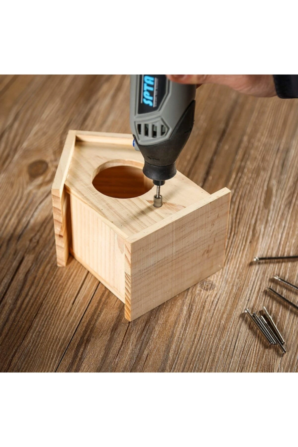 5 Parça Hss Ahşap Için Törpü Freze Uç Seti Dremel Benzeri Gravür Makinası Için Kalıpçı 3.17mm Sap