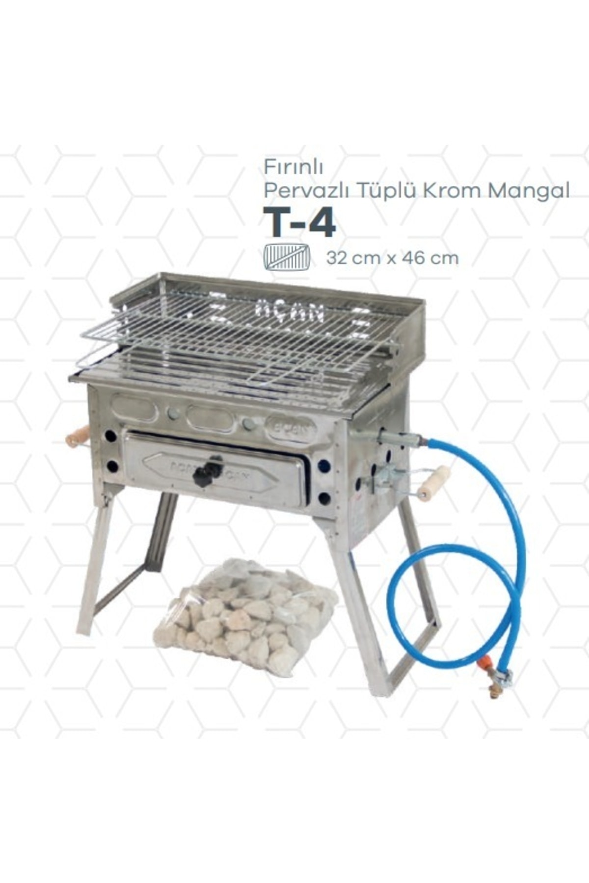 Açan A Kalite Tüplü Ve Fırınlı Mangal