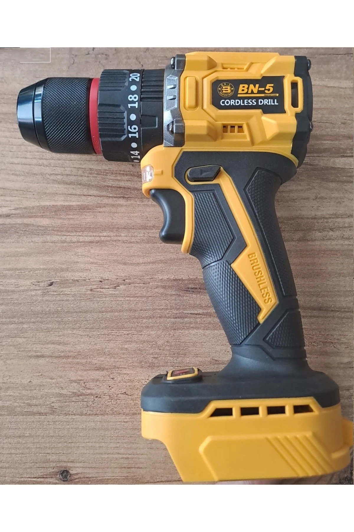 Fırçasız Professionel Şarjlı Matkap 2 Akülü Darbeli Torklu Şanzımanlı Otomatik Kilitlemeli Mandren