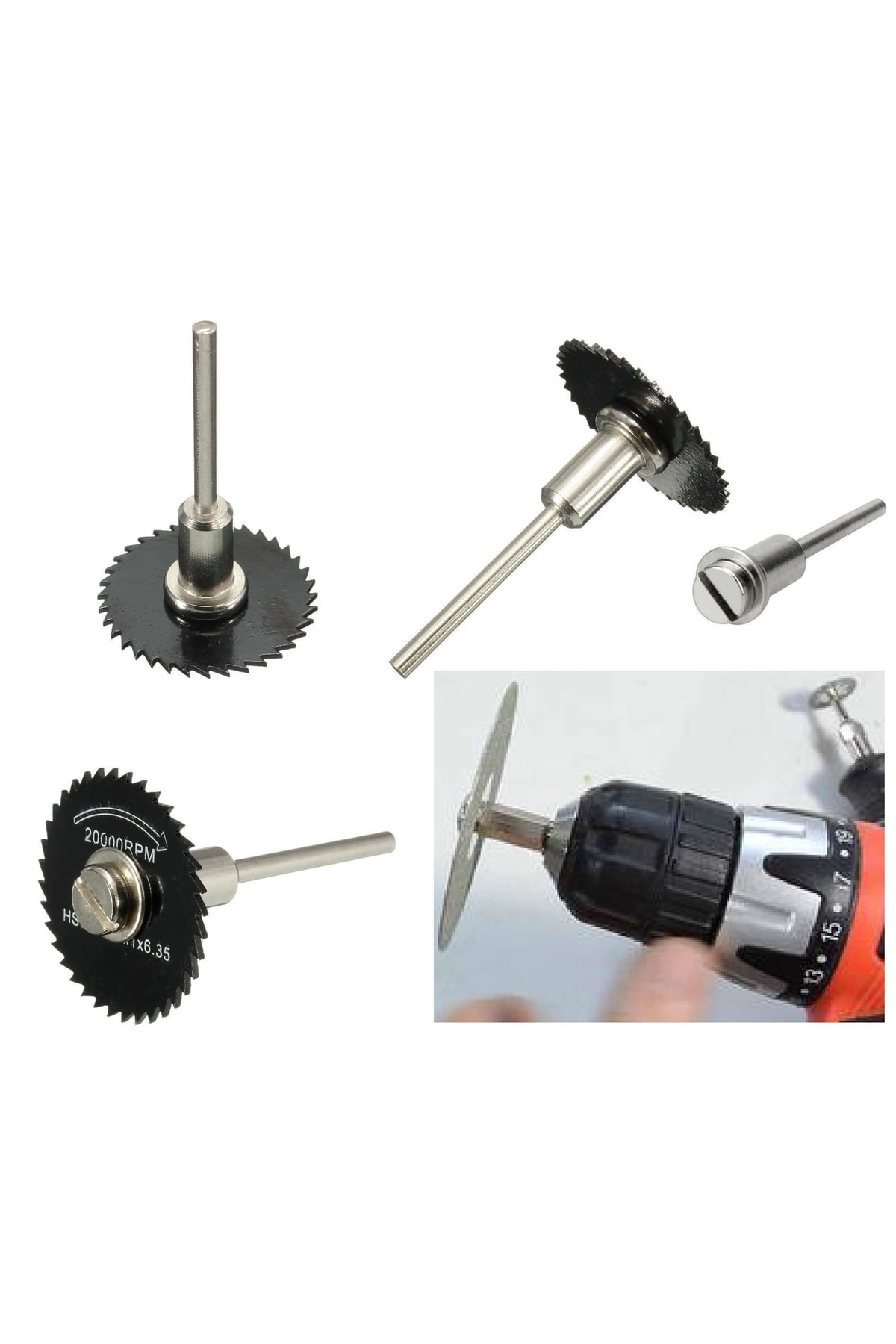 Dremel Matkap Hilti Sds Adaptörü Mini Daire Disk Testere Mandren Bağlantı Elemanı Vidalı Pim Mandire